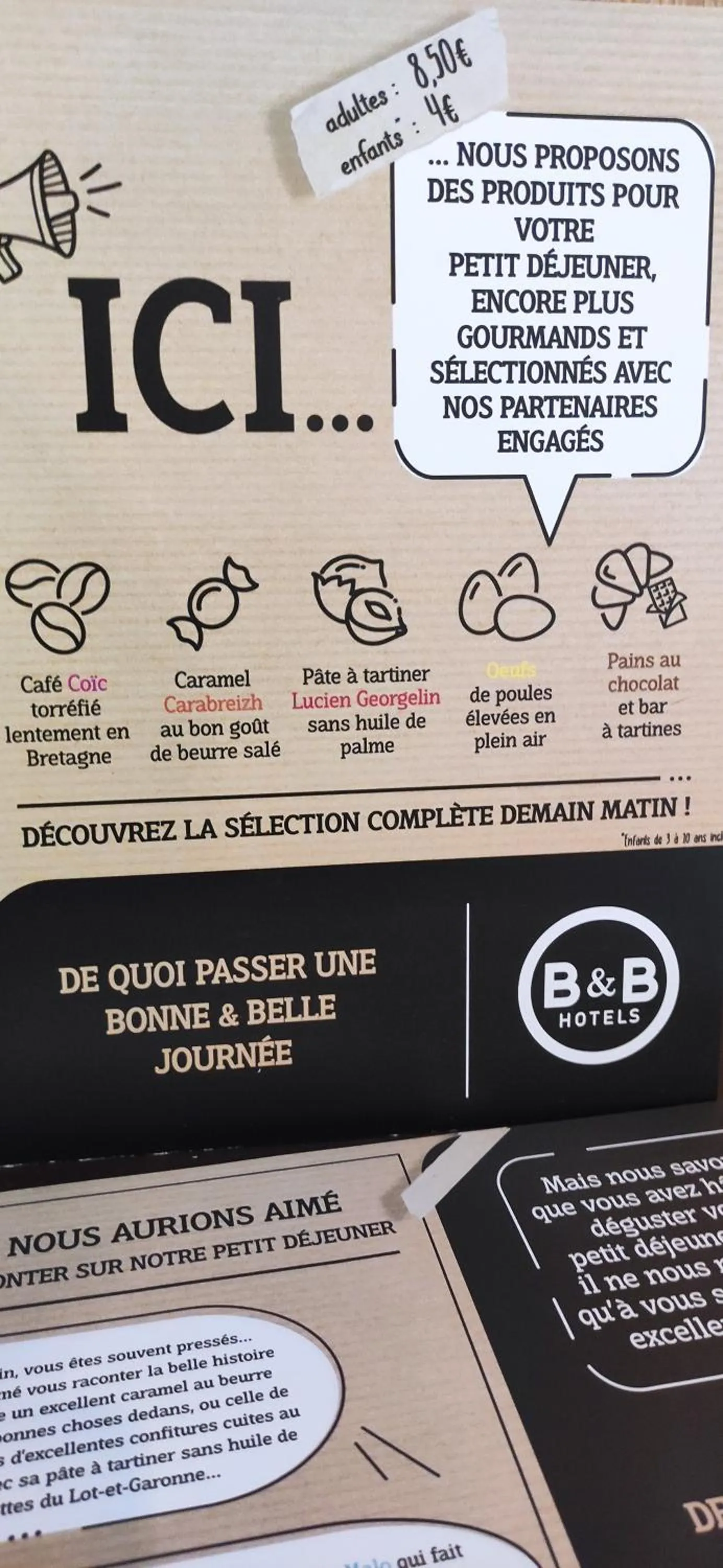 Breakfast in B&B HOTEL Aubagne Gémenos