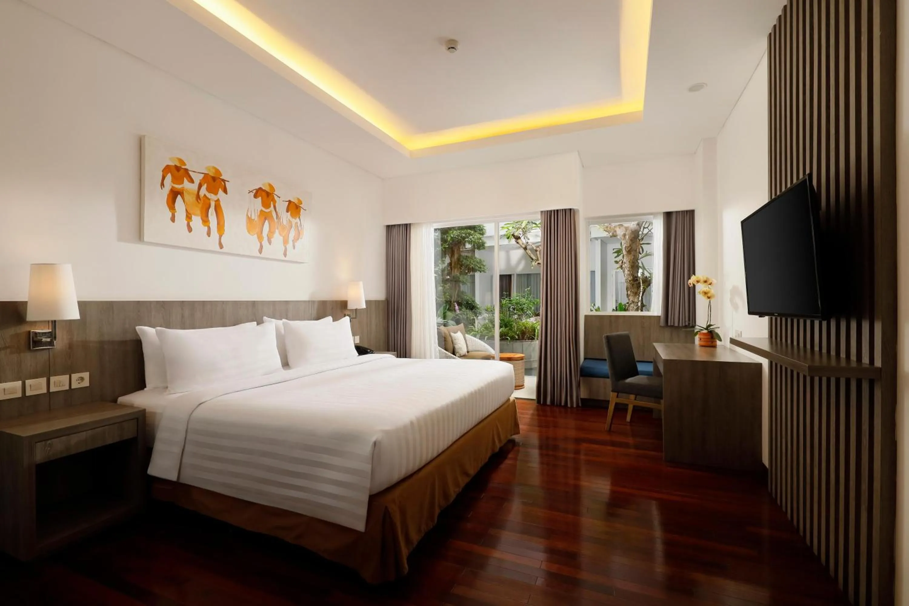 Bedroom, Bed in Aston Canggu Beach Resort