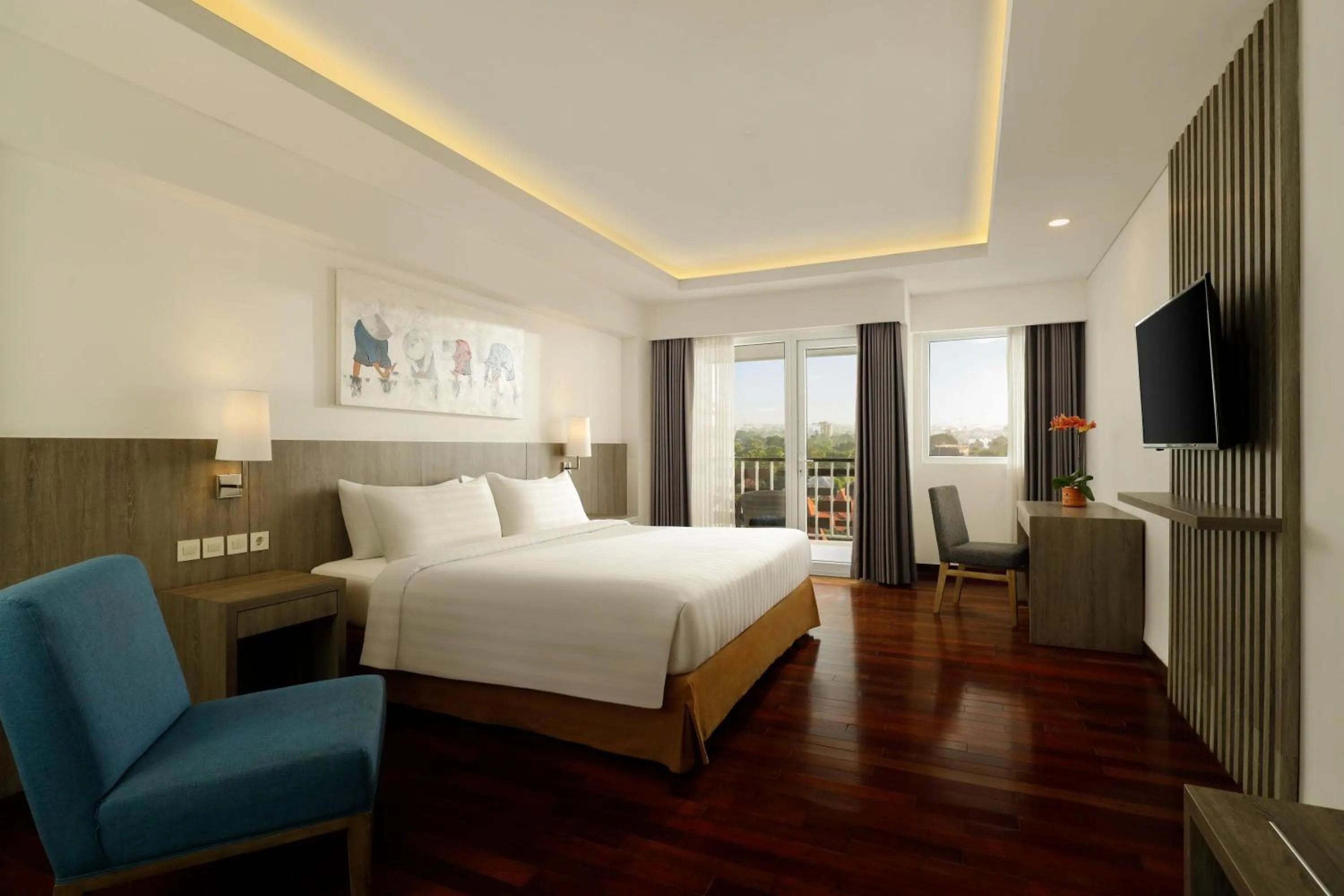 Bed in Aston Canggu Beach Resort