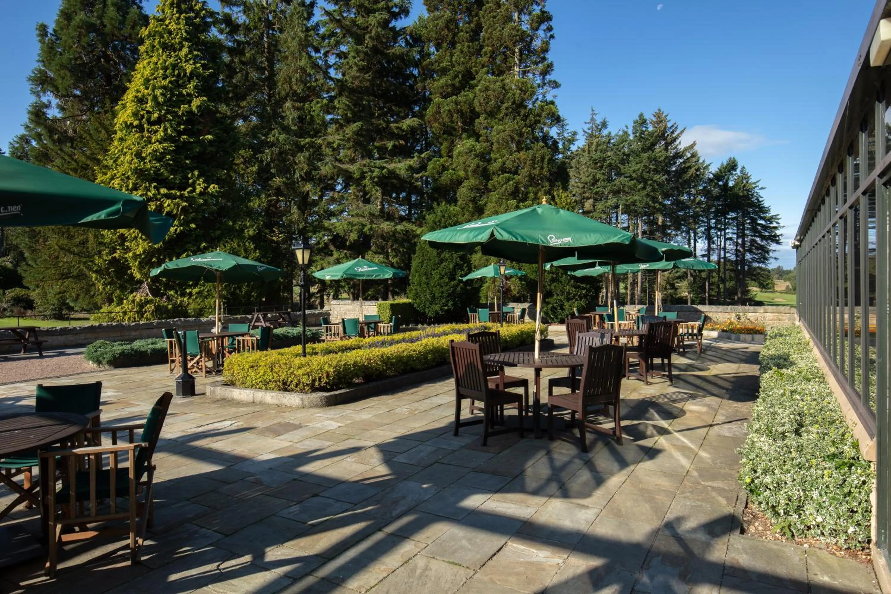 Balcony/Terrace in Slaley Hall Hotel, Spa & Golf Resort