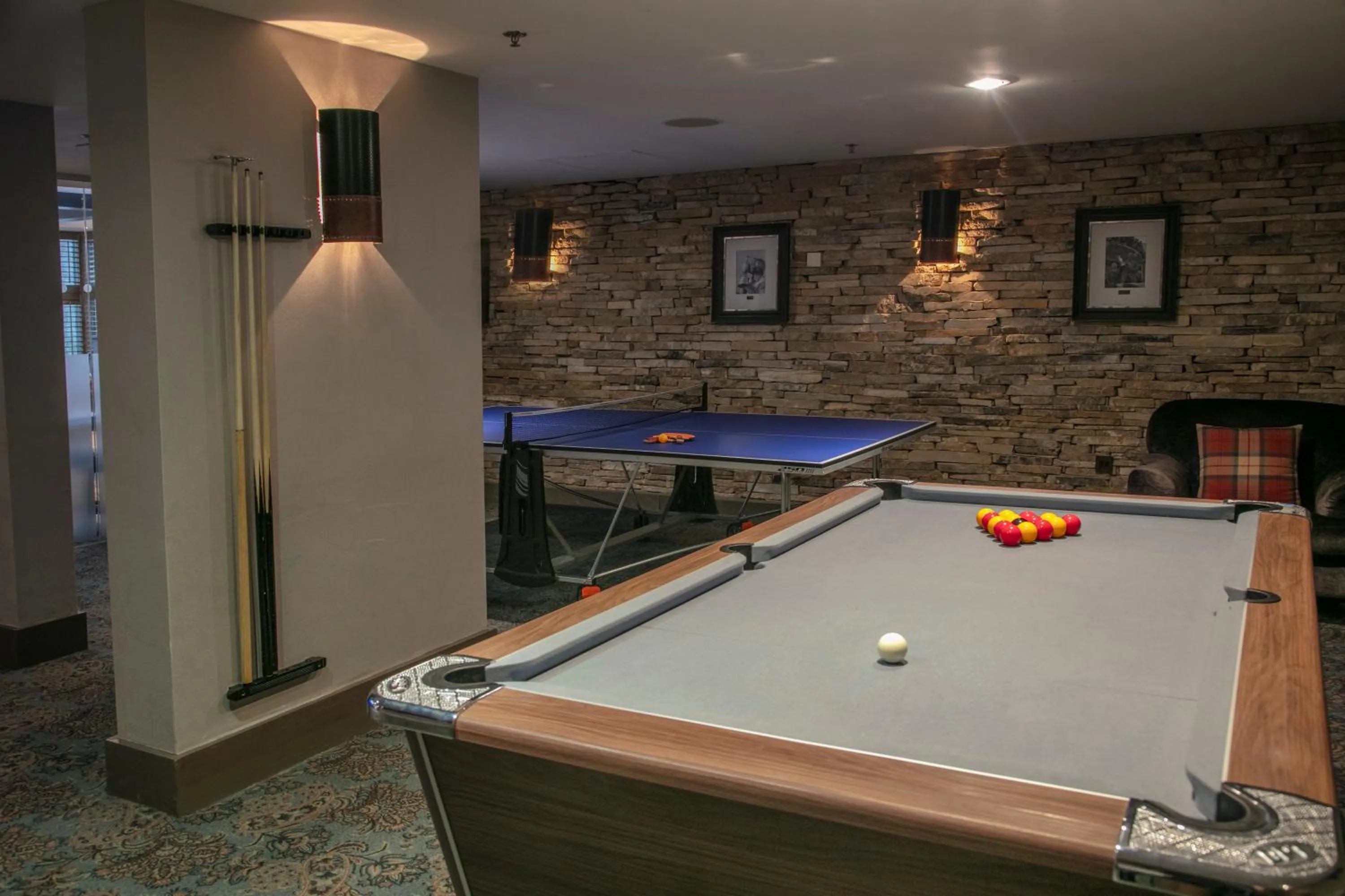 Game Room in Slaley Hall Hotel, Spa & Golf Resort