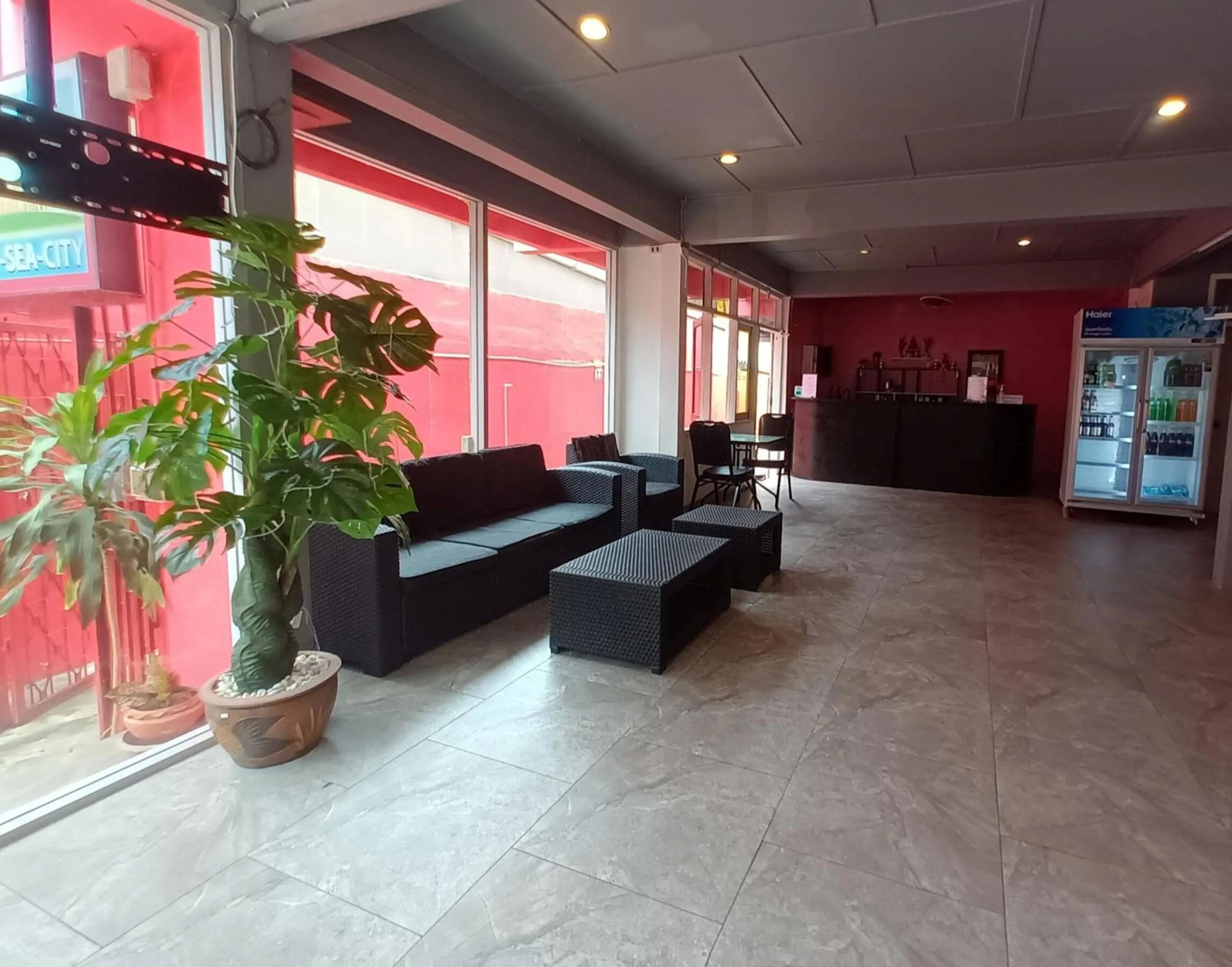 Lobby or reception in Golf-Sea-City Guest House