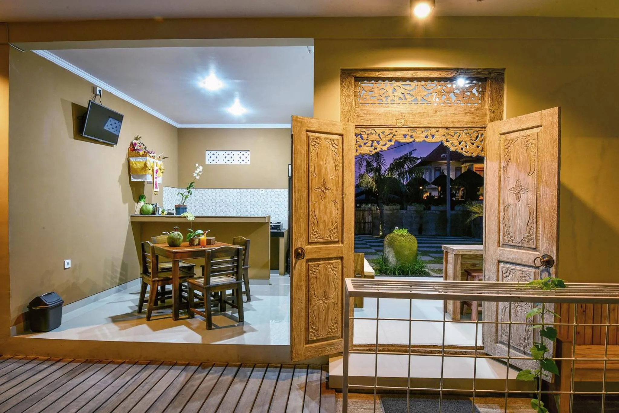 Area and facilities in The Rani Garden Bed & Breakfast