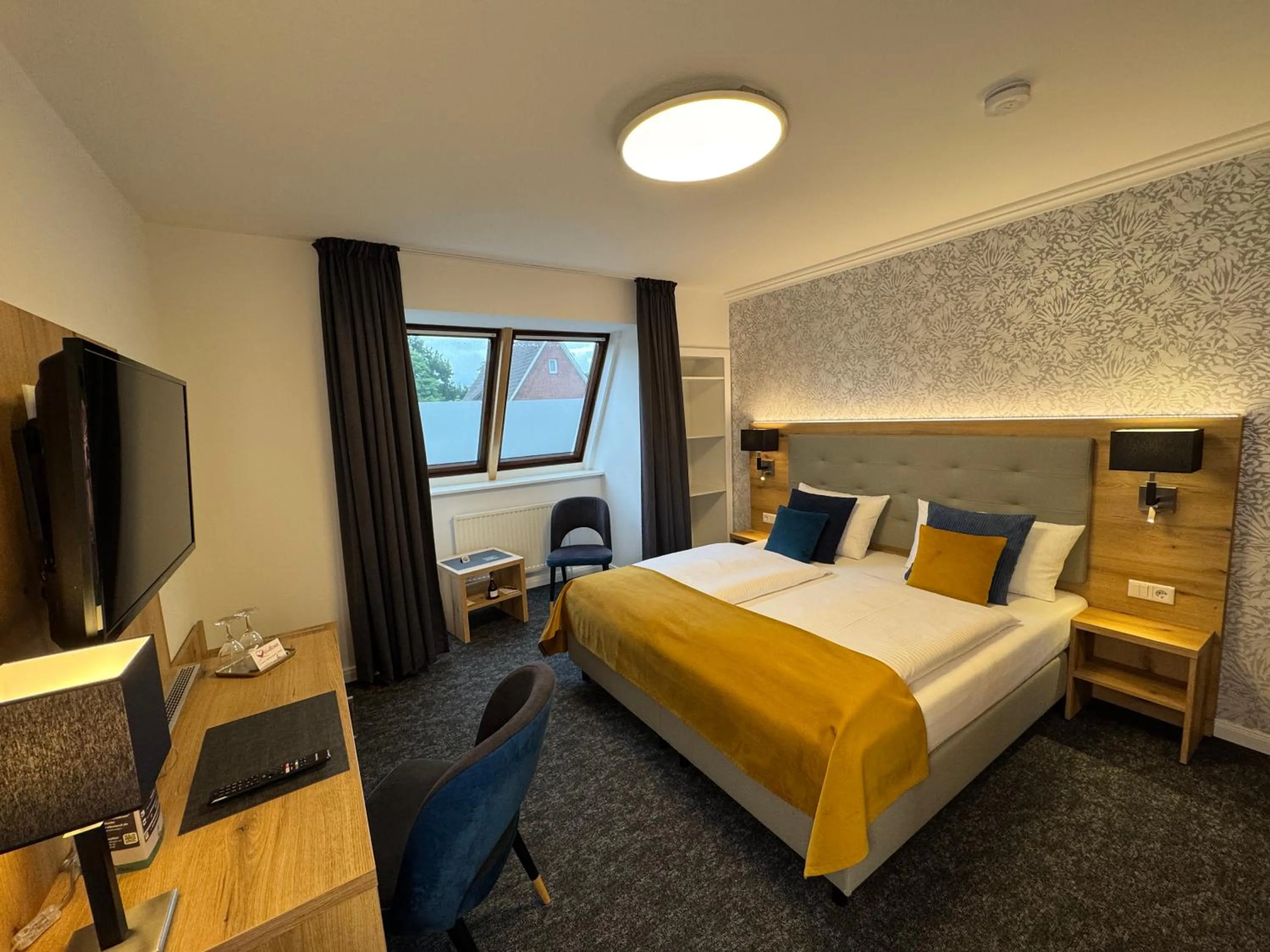 Bed in Hotel Garni am Obsthof Stade - Altes Land