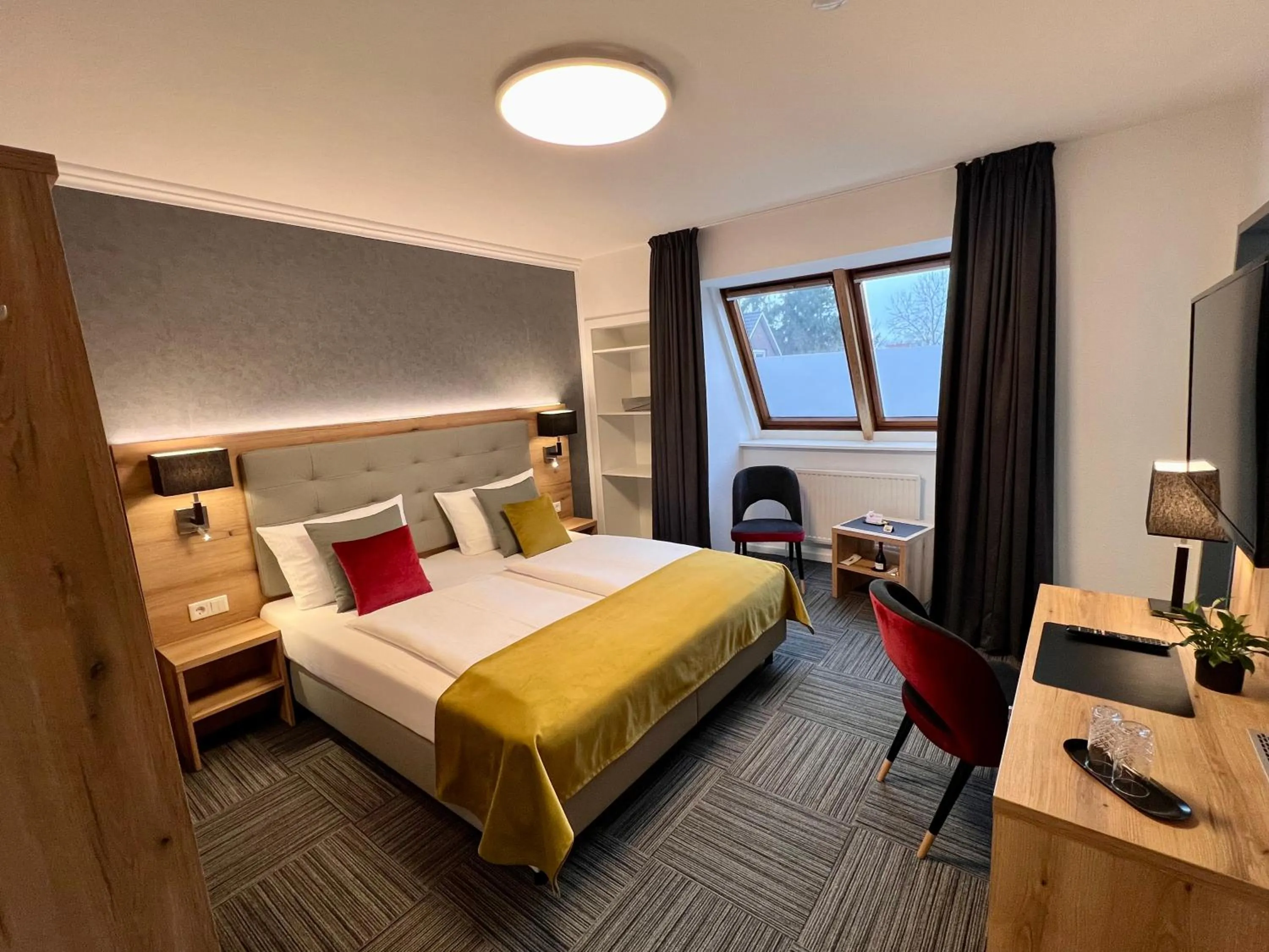 Bed in Hotel Garni am Obsthof Stade - Altes Land