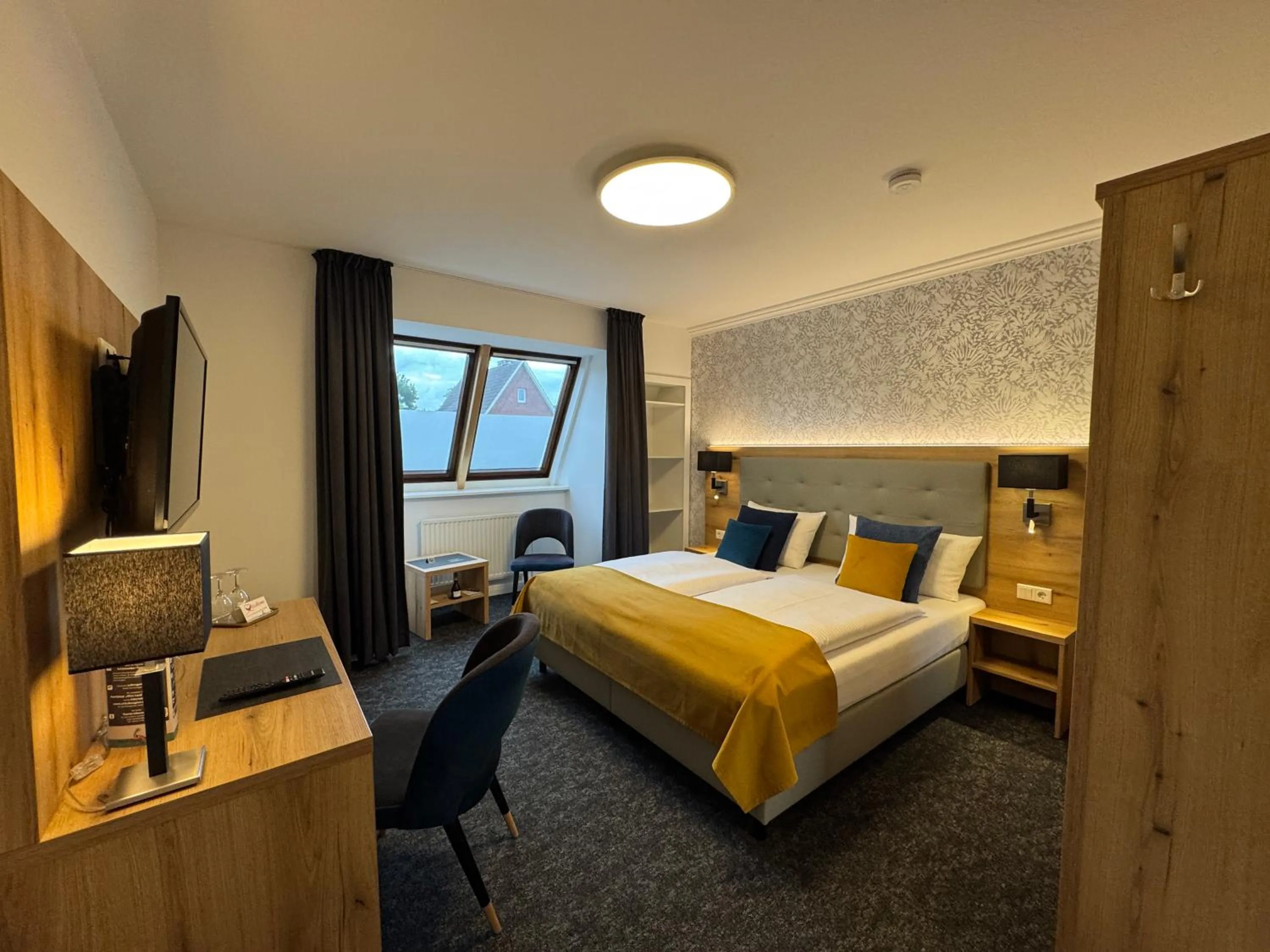 Bed in Hotel Garni am Obsthof Stade - Altes Land