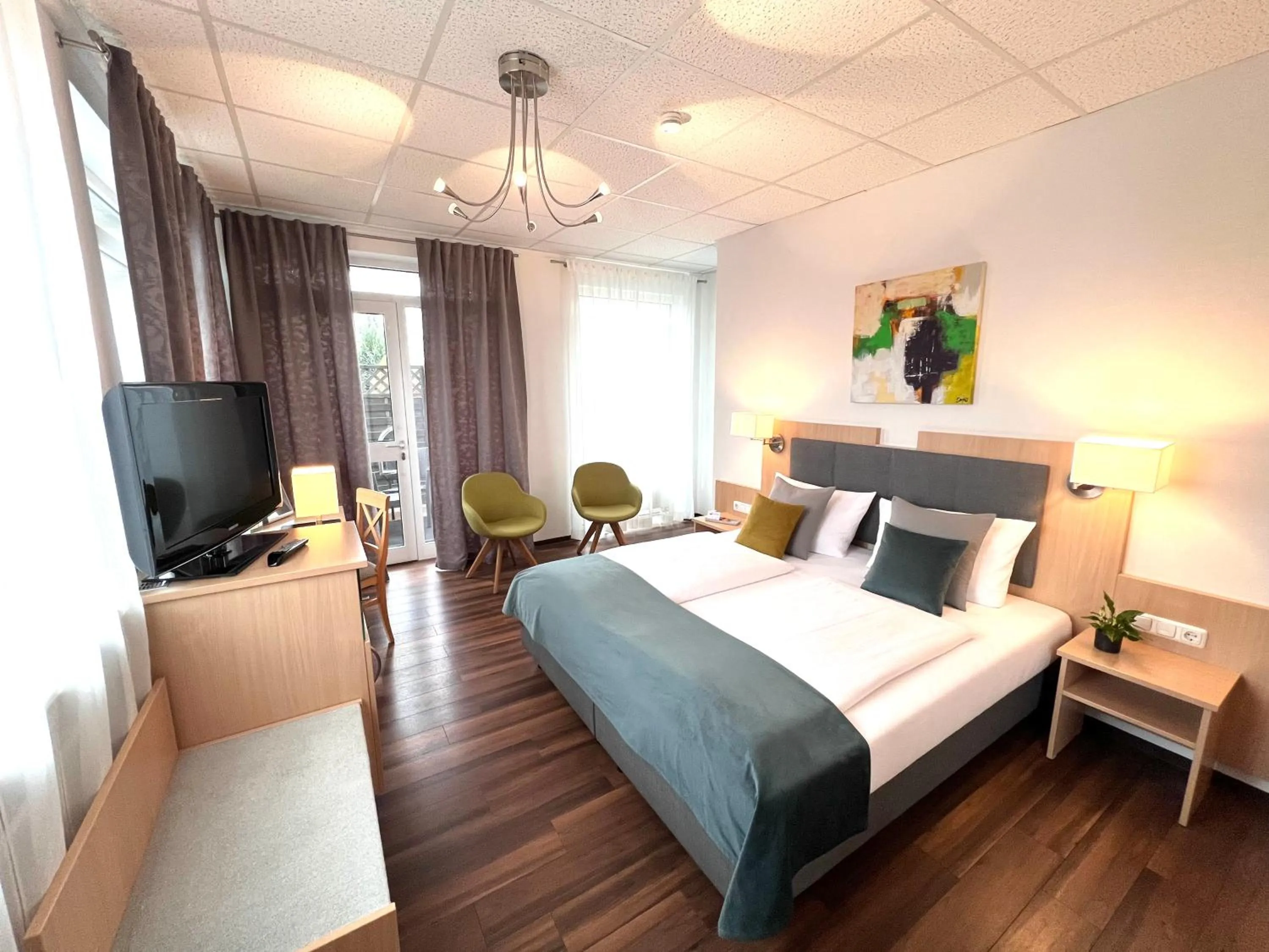 Bed in Hotel Garni am Obsthof Stade - Altes Land