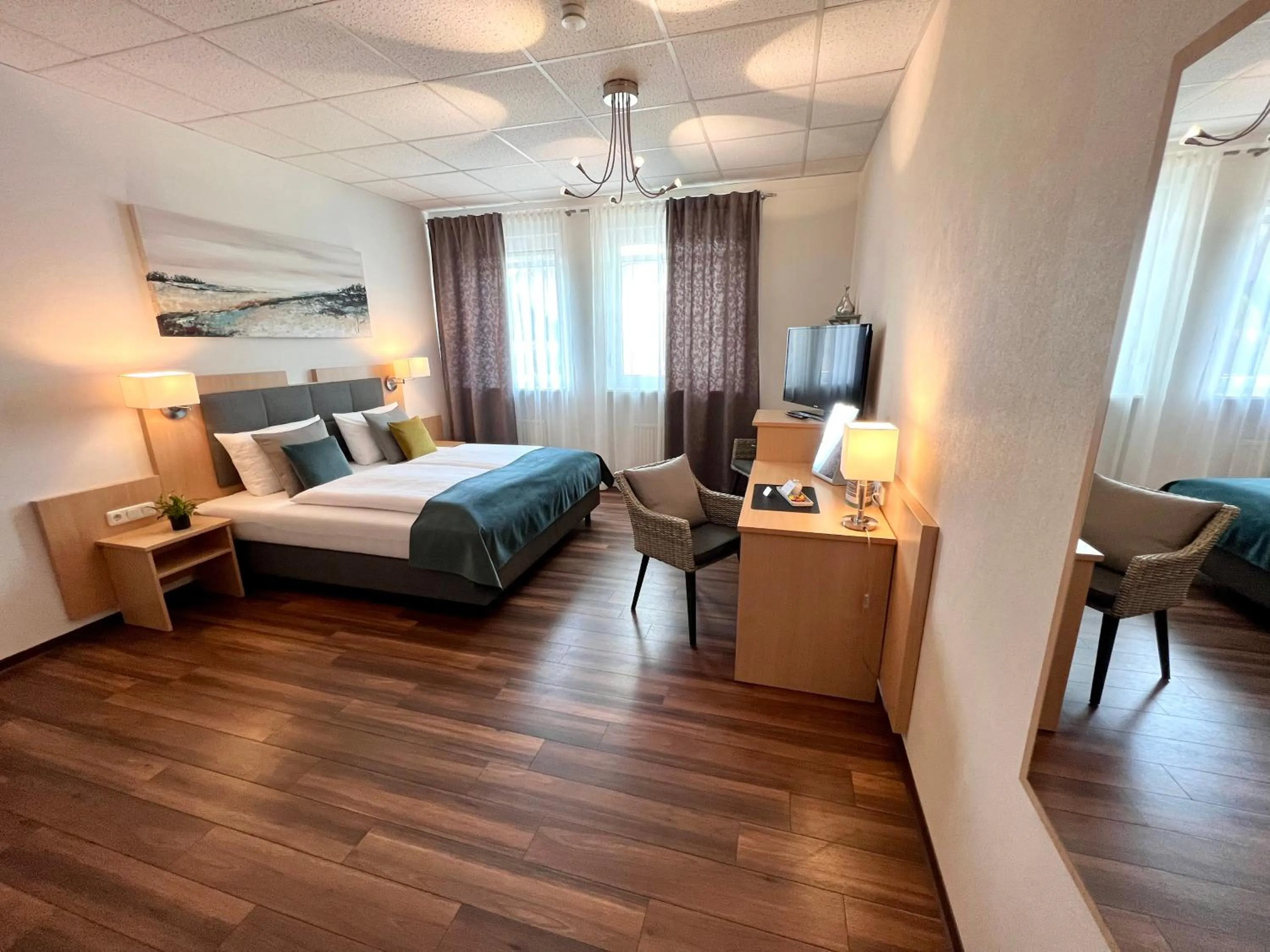 Bed in Hotel Garni am Obsthof Stade - Altes Land