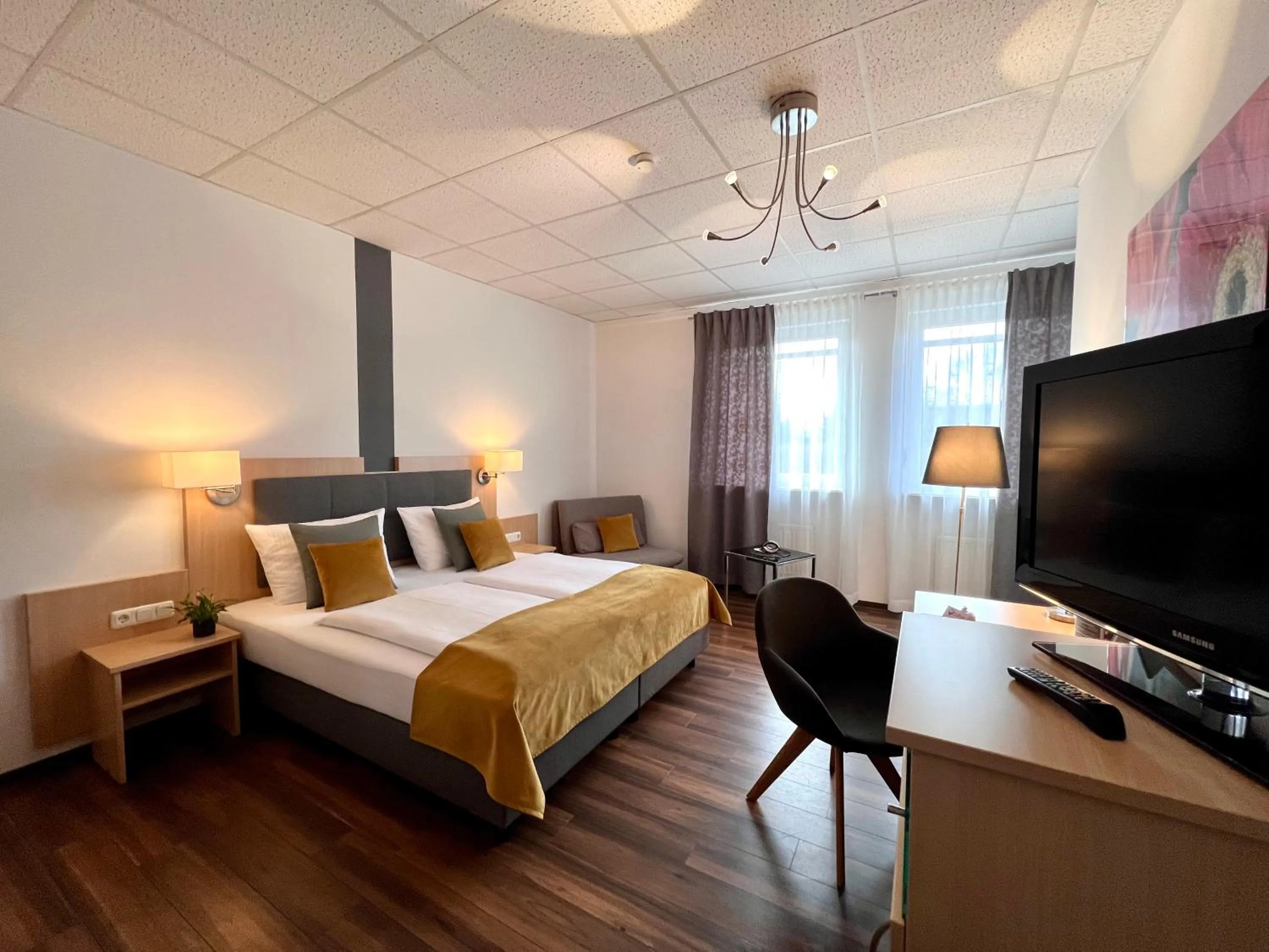 Bed in Hotel Garni am Obsthof Stade - Altes Land