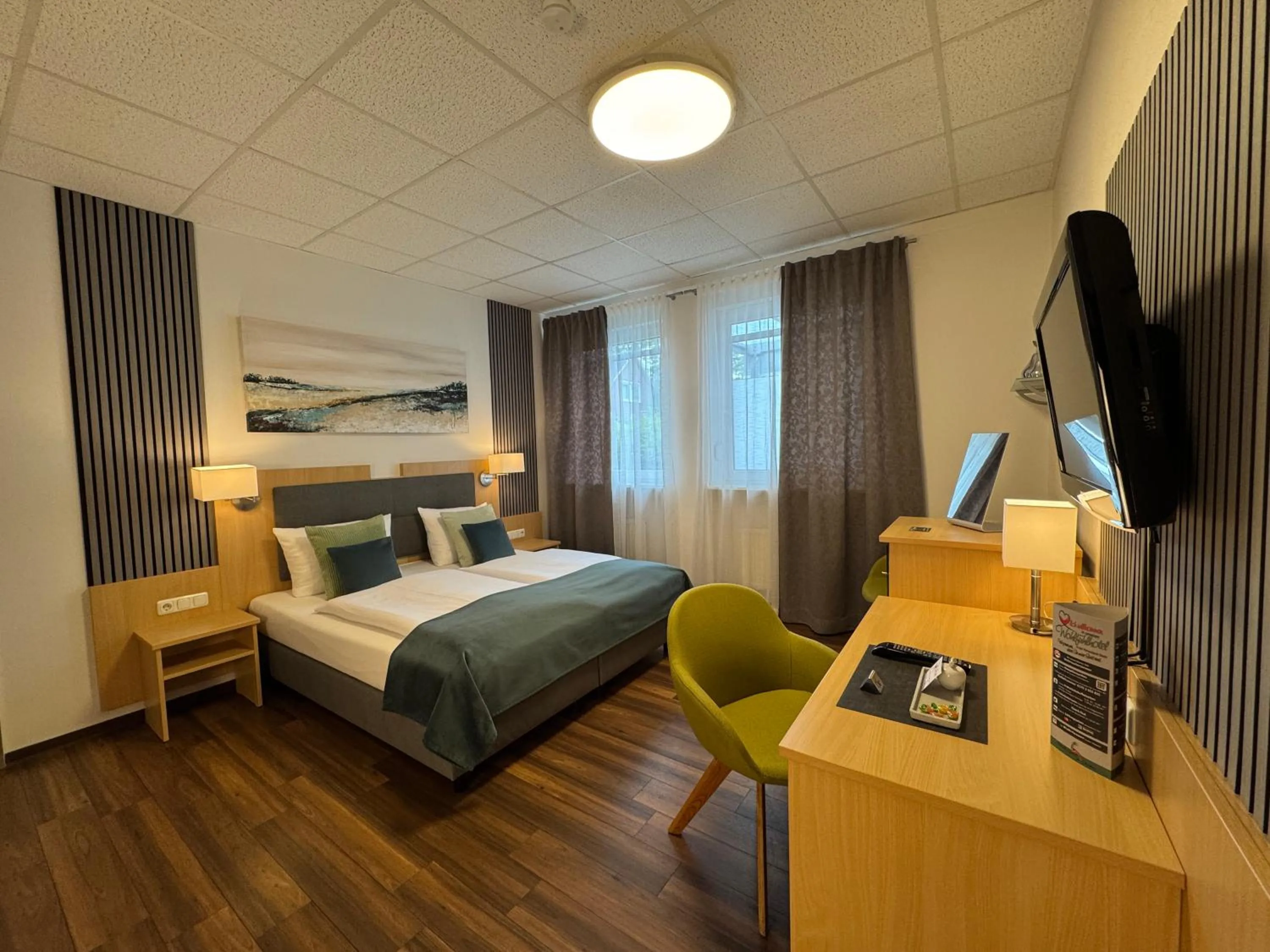 Bed in Hotel Garni am Obsthof Stade - Altes Land