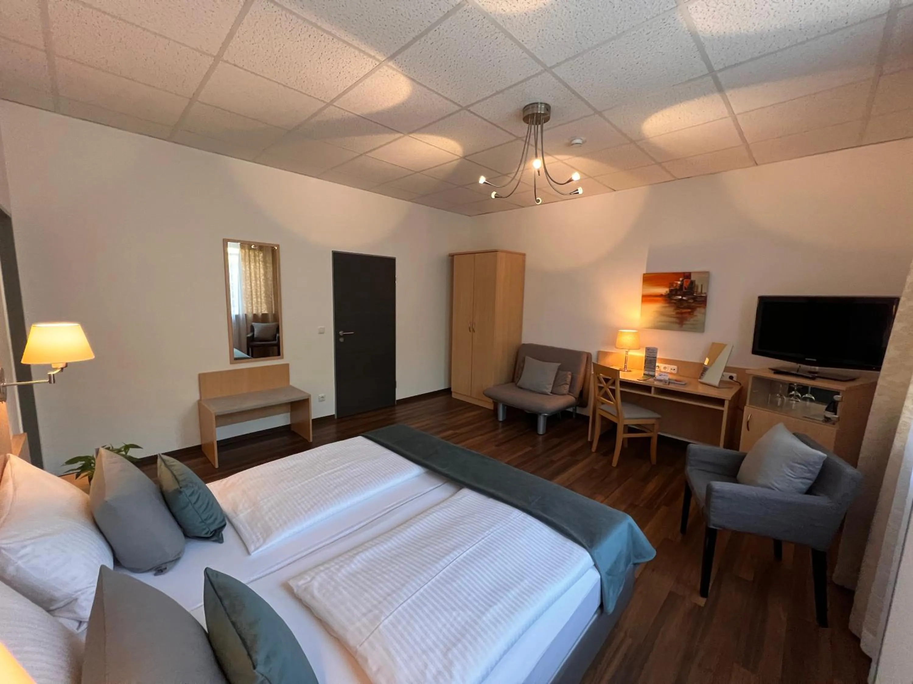 Bed in Hotel Garni am Obsthof Stade - Altes Land