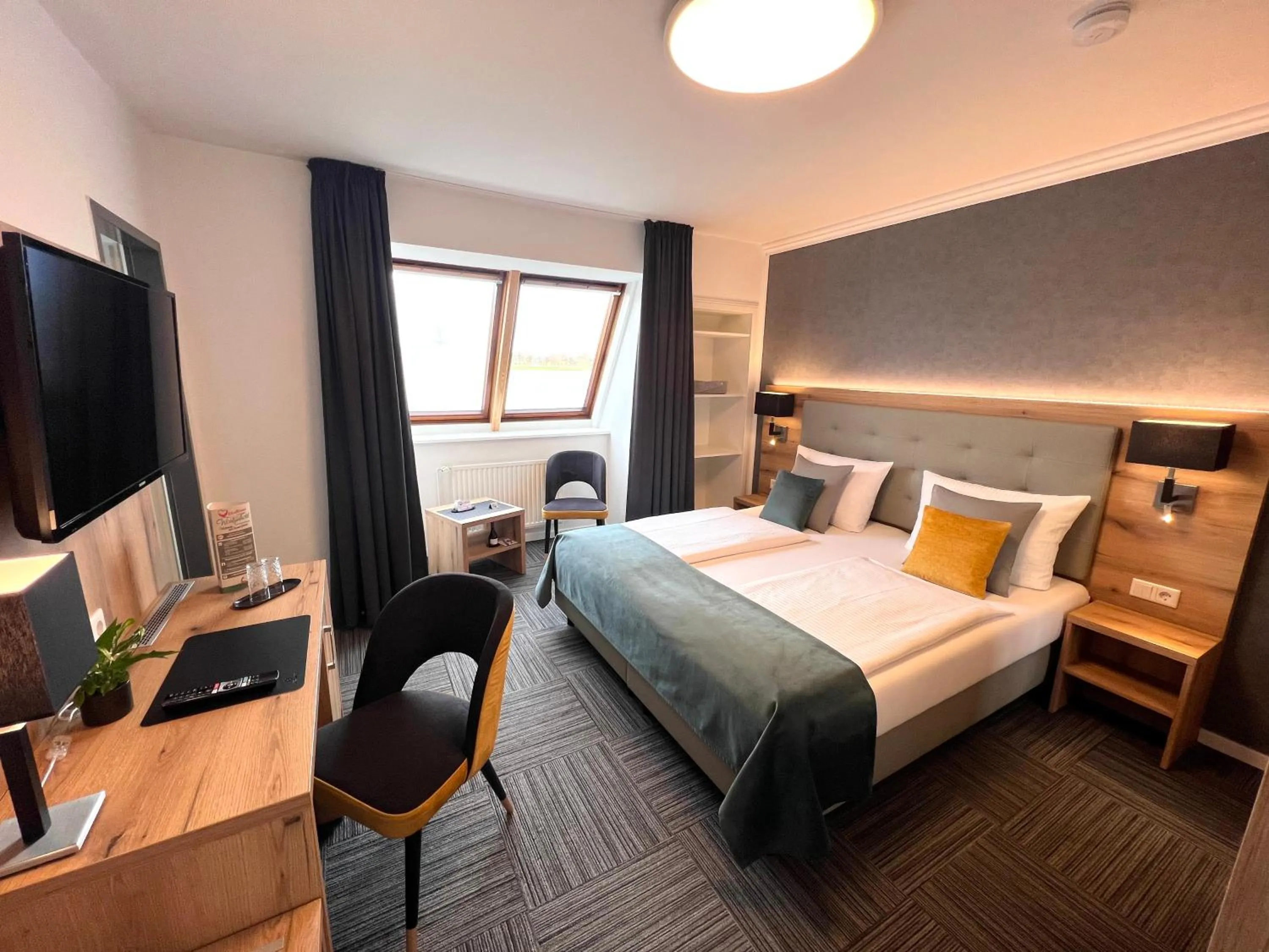 Bed in Hotel Garni am Obsthof Stade - Altes Land