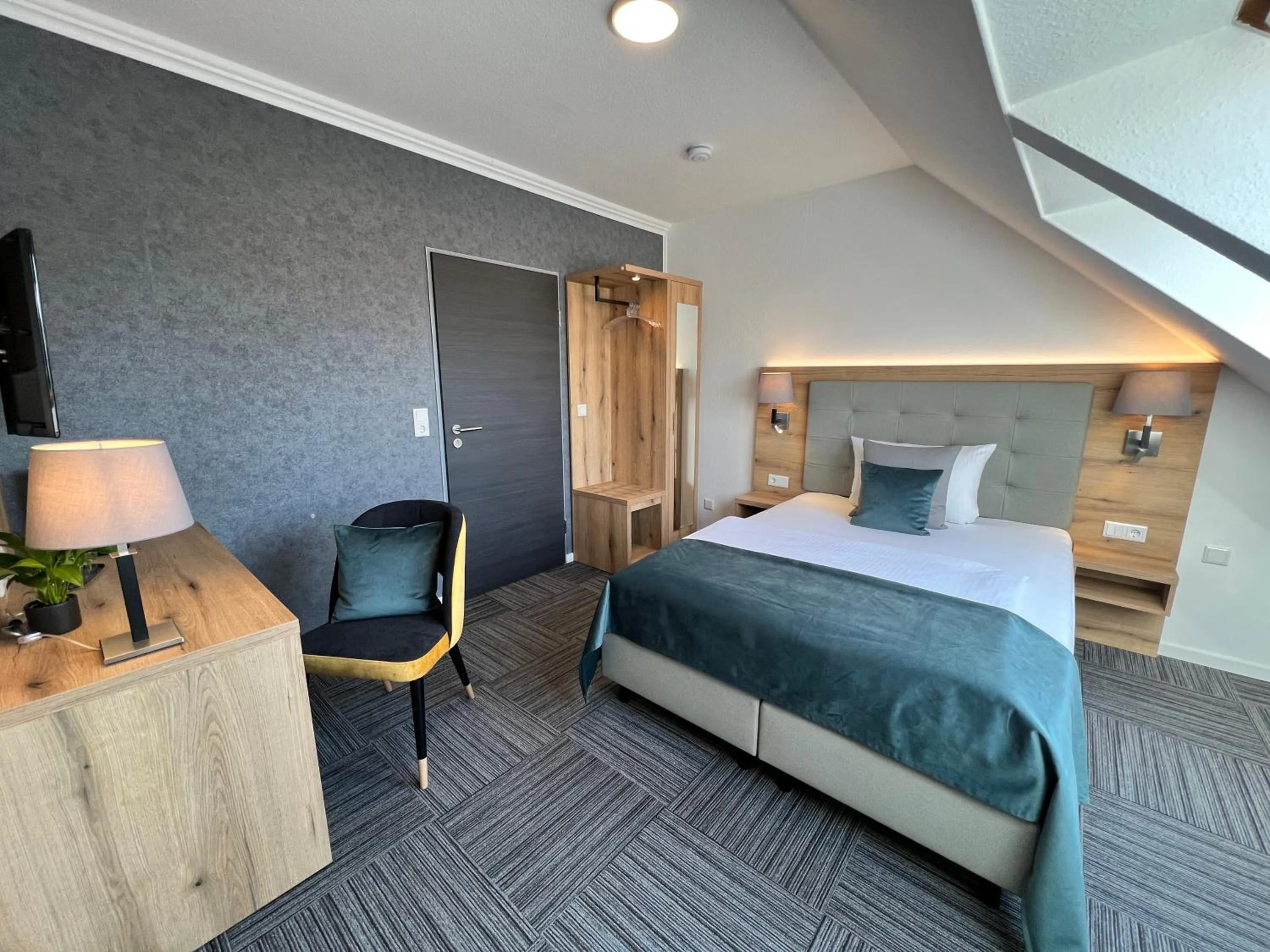 Bed in Hotel Garni am Obsthof Stade - Altes Land