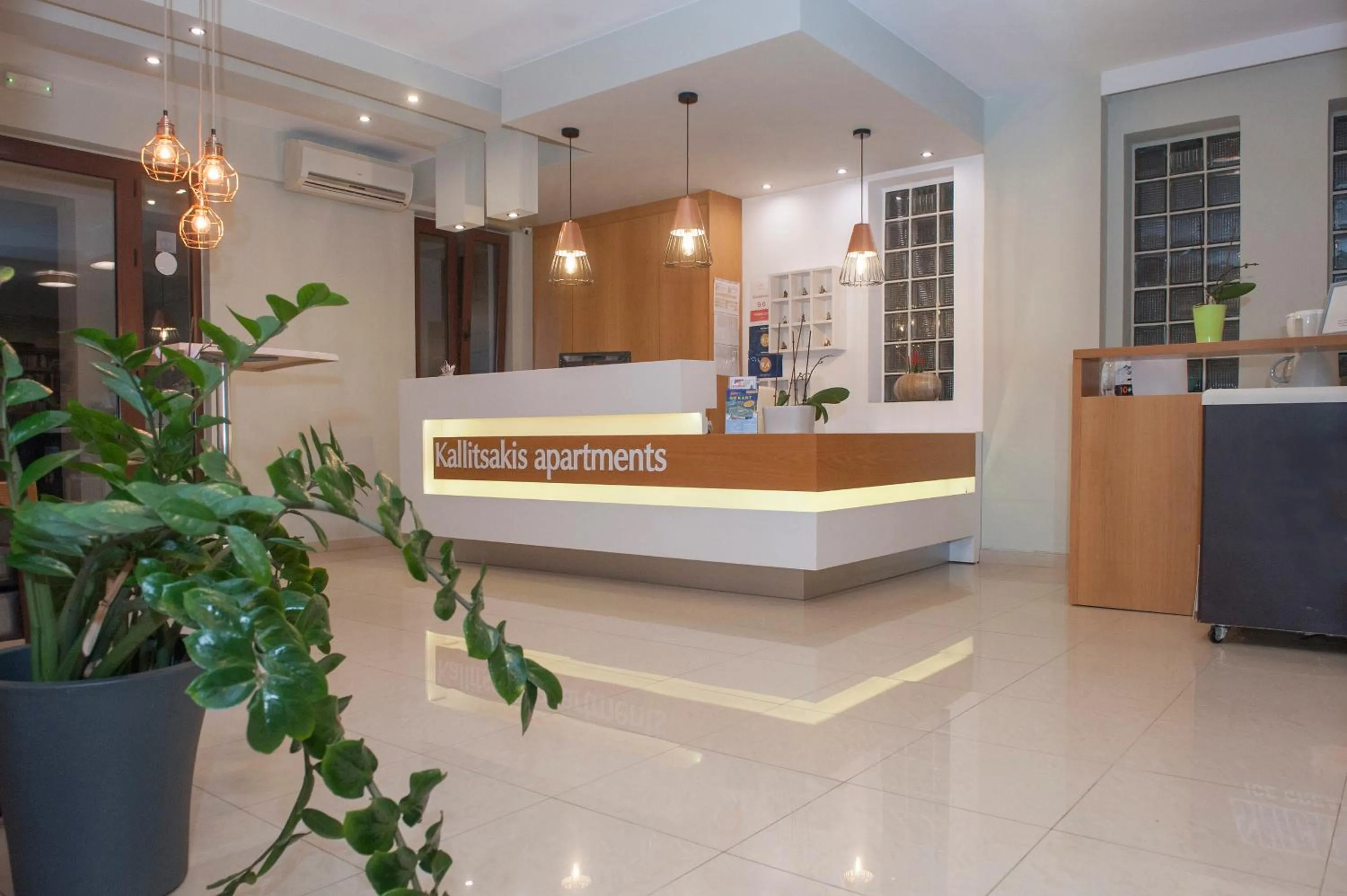 Lobby or reception in Kallitsakis Beach