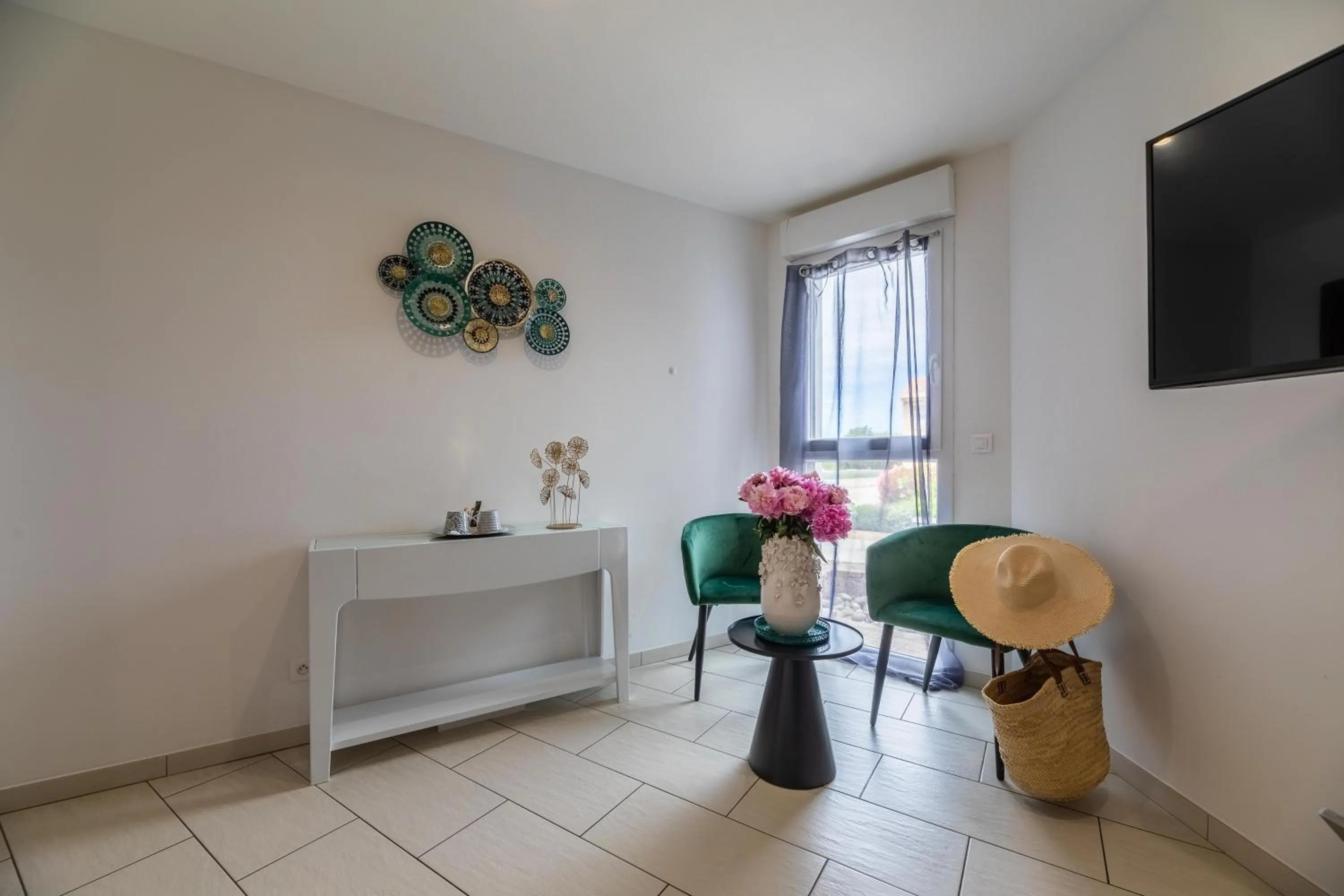 Living room in Les Alizés Résidence & Spa