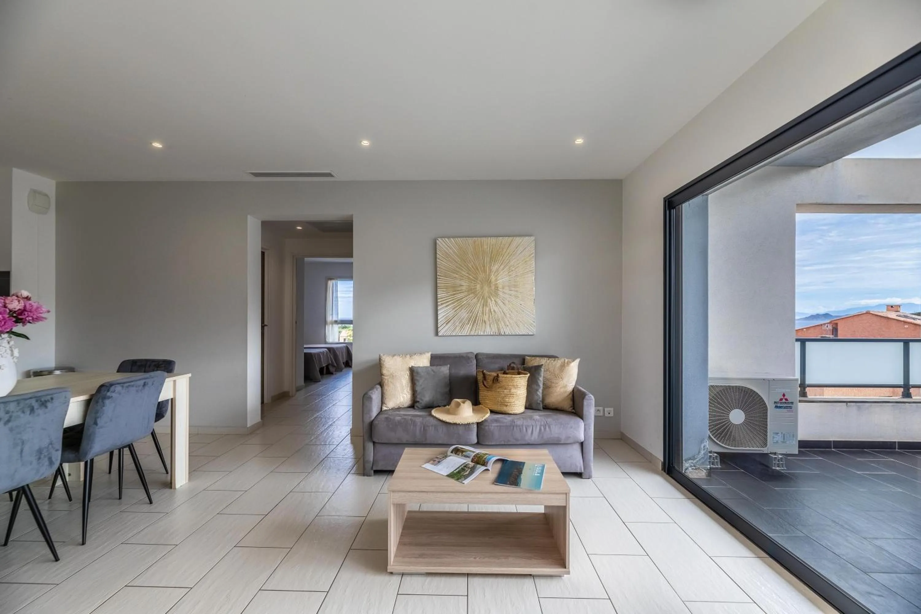 Living room in Les Alizés Résidence & Spa