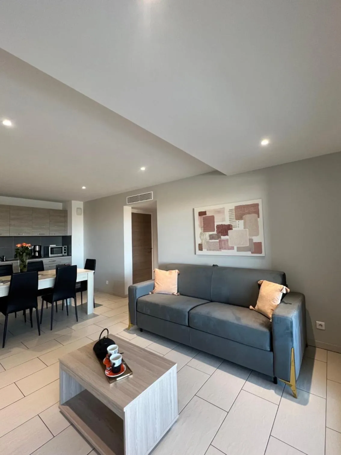 Living room in Les Alizés Résidence & Spa