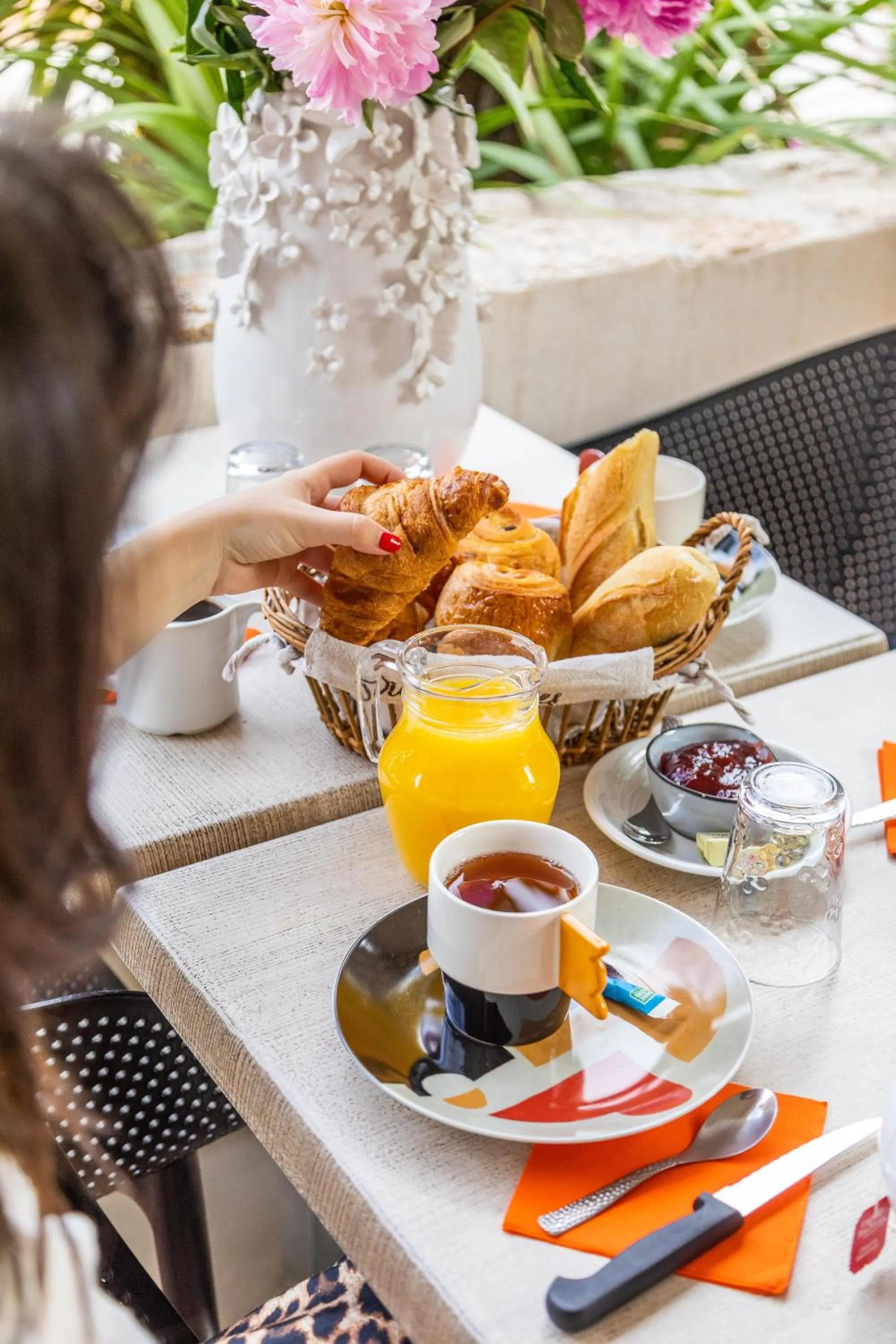Breakfast in Les Alizés Résidence & Spa