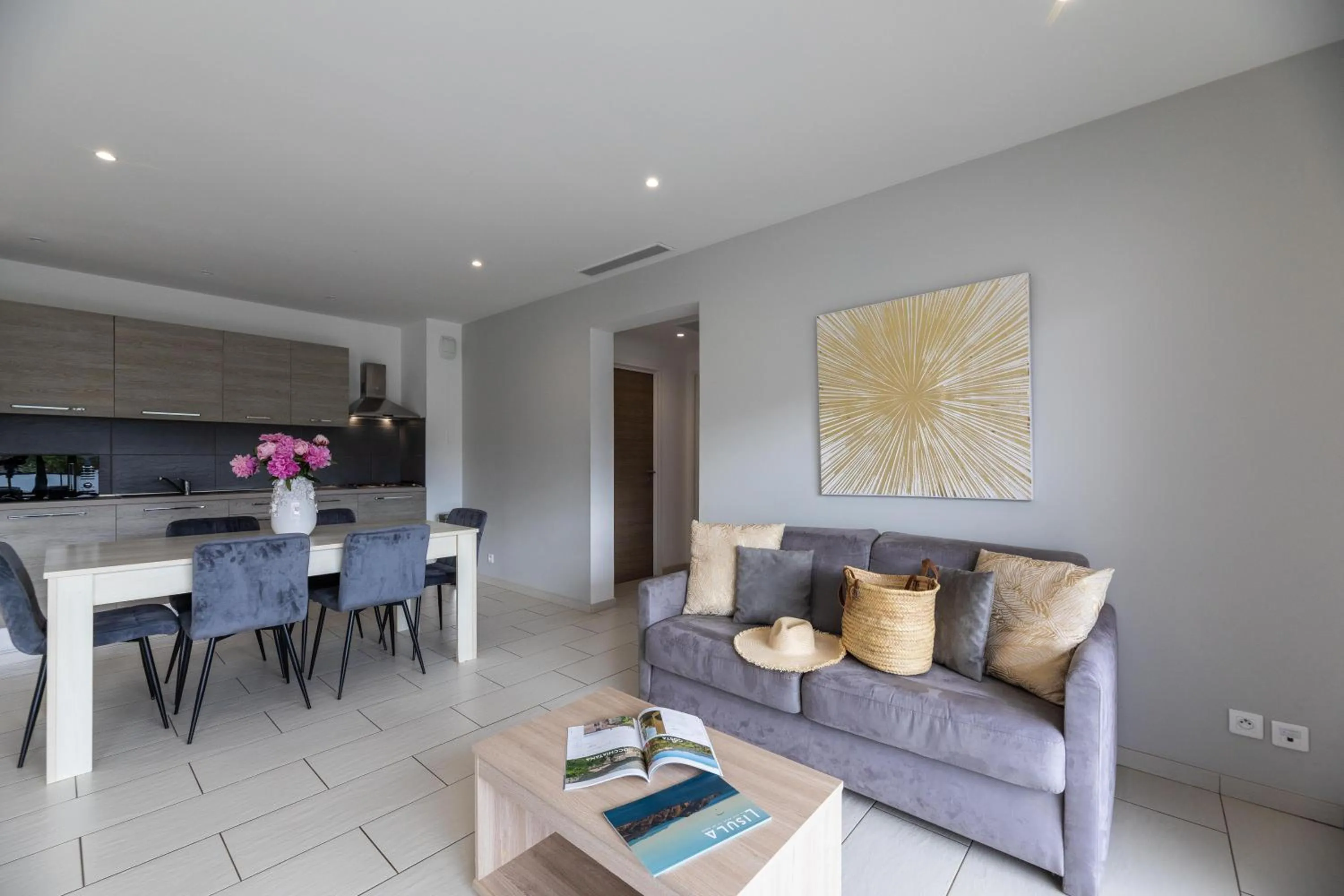 Living room in Les Alizés Résidence & Spa