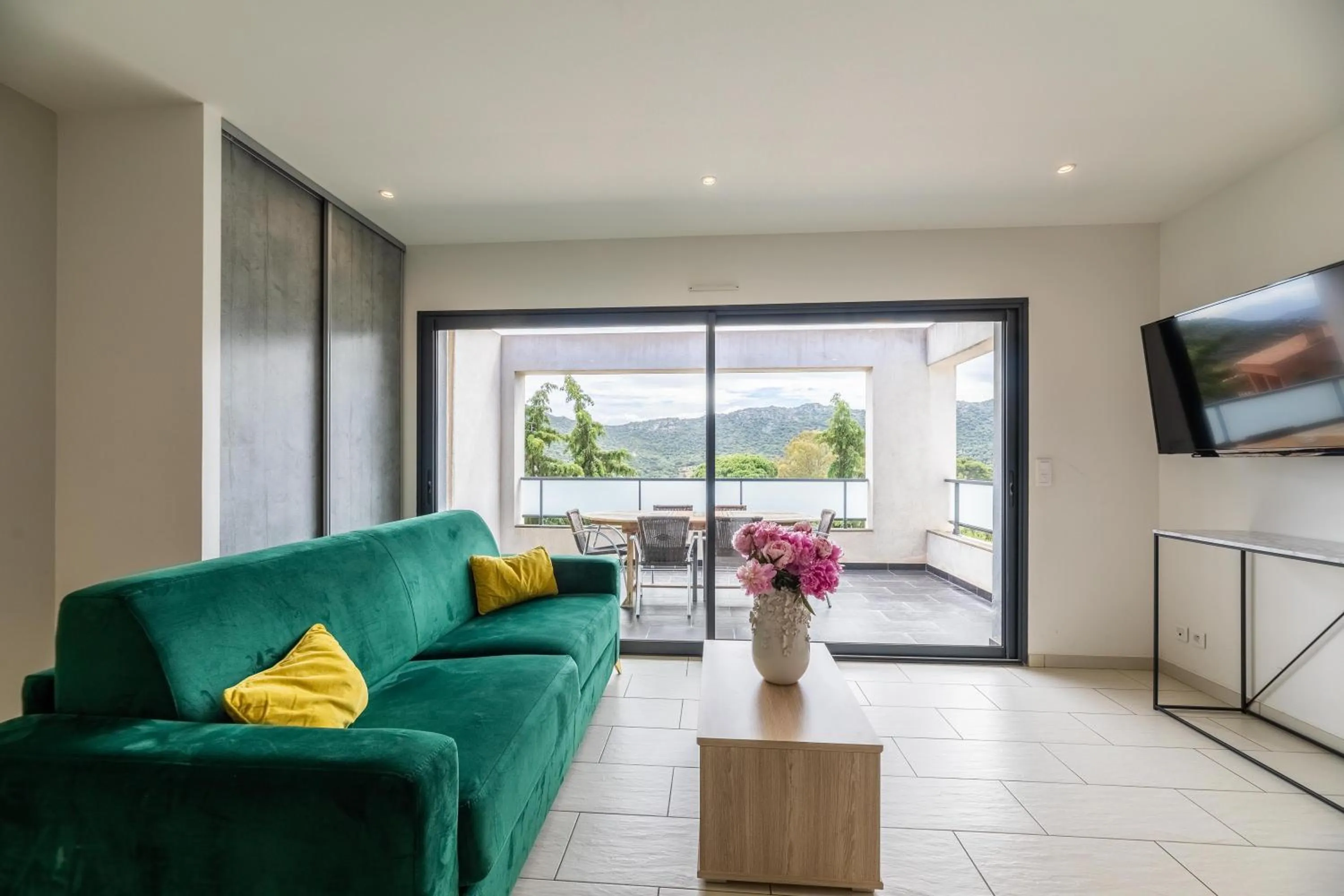 Living room in Les Alizés Résidence & Spa