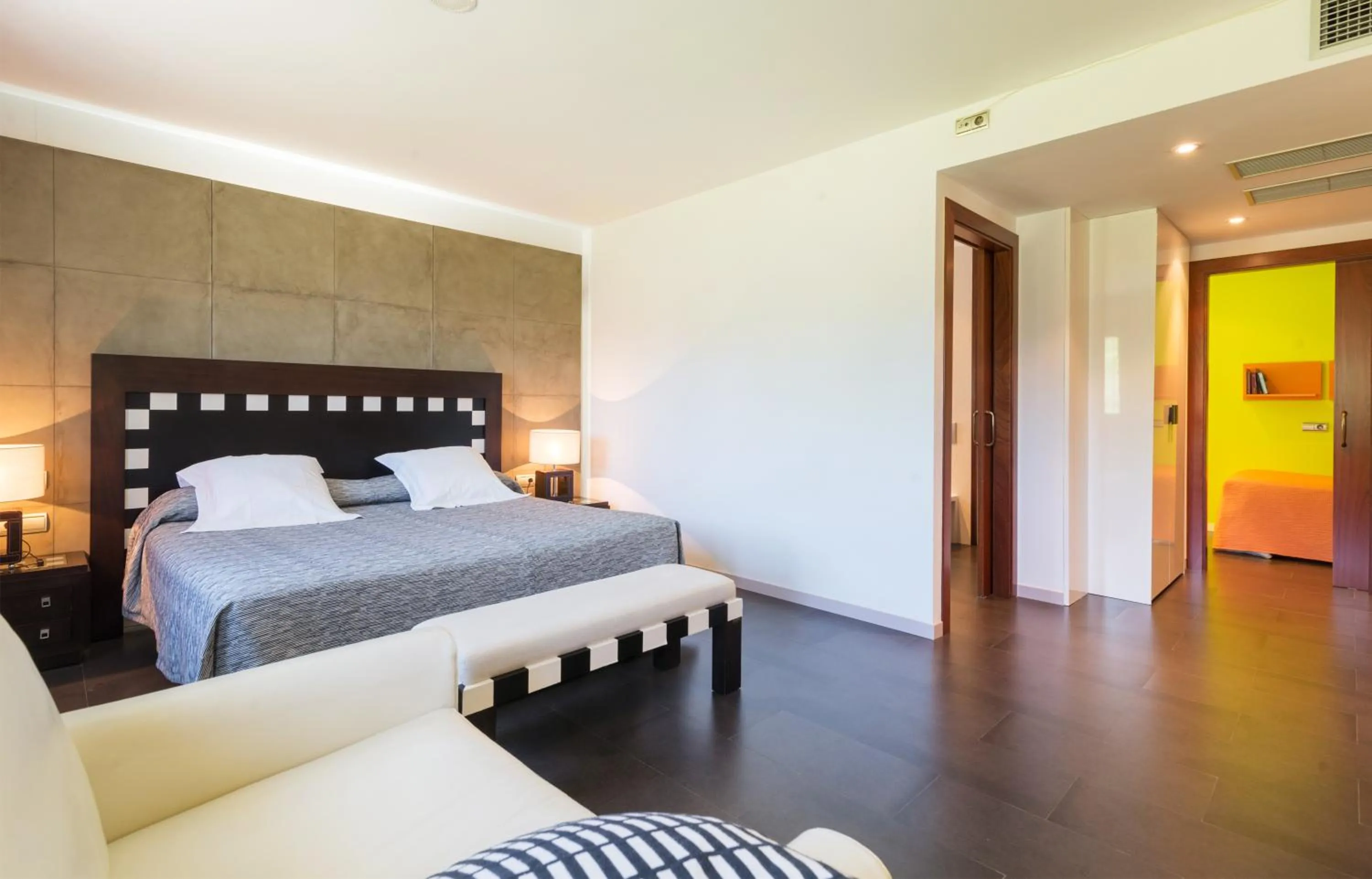 Bed in Hotel Restaurant Cal Petit