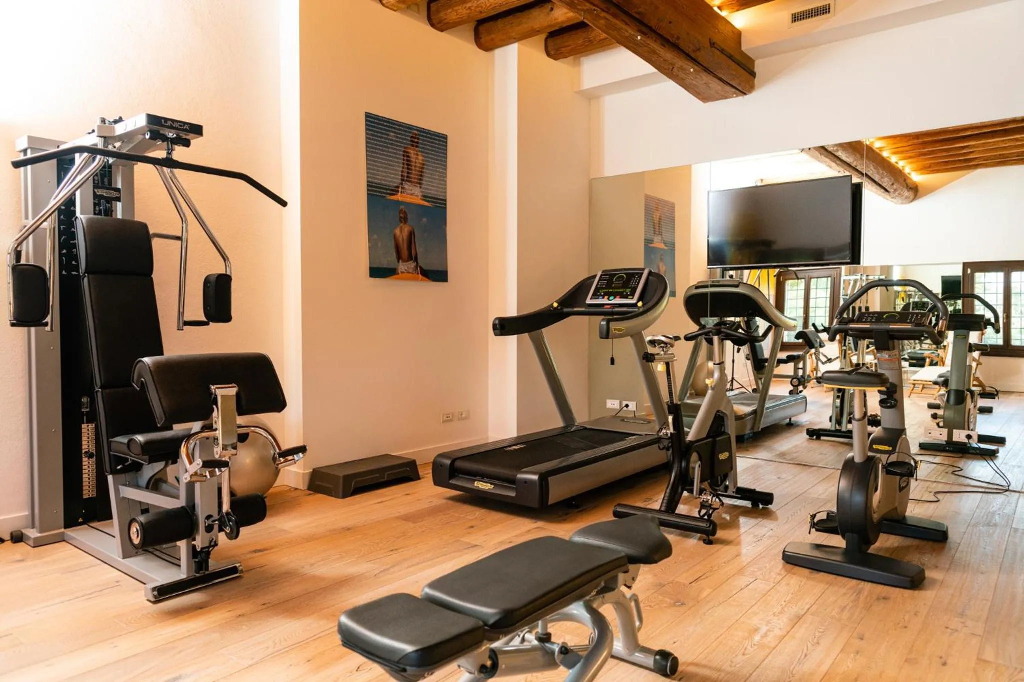 Fitness centre/facilities in La Barchessa di Villa Pisani
