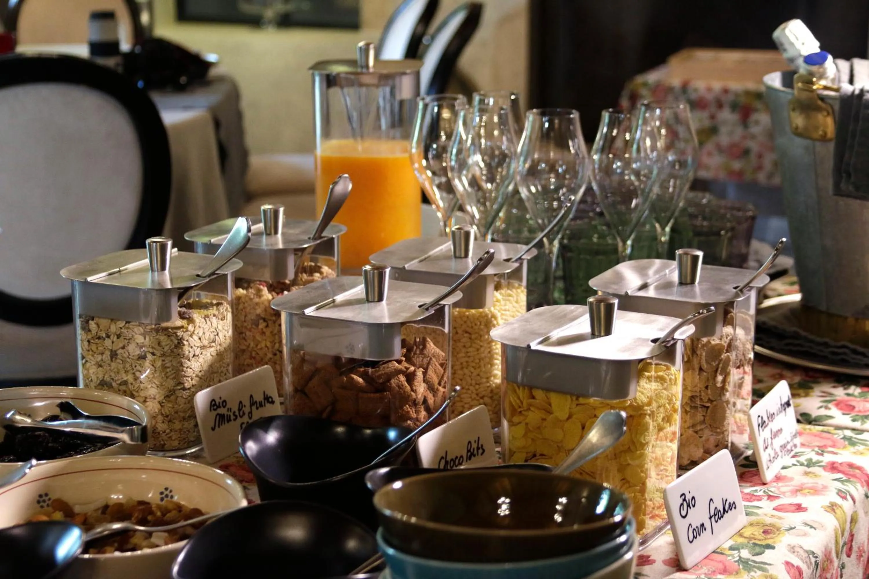 Food and drinks in La Barchessa di Villa Pisani