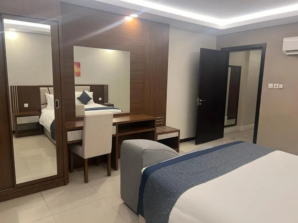 Bed in Remaz Suites Hotel