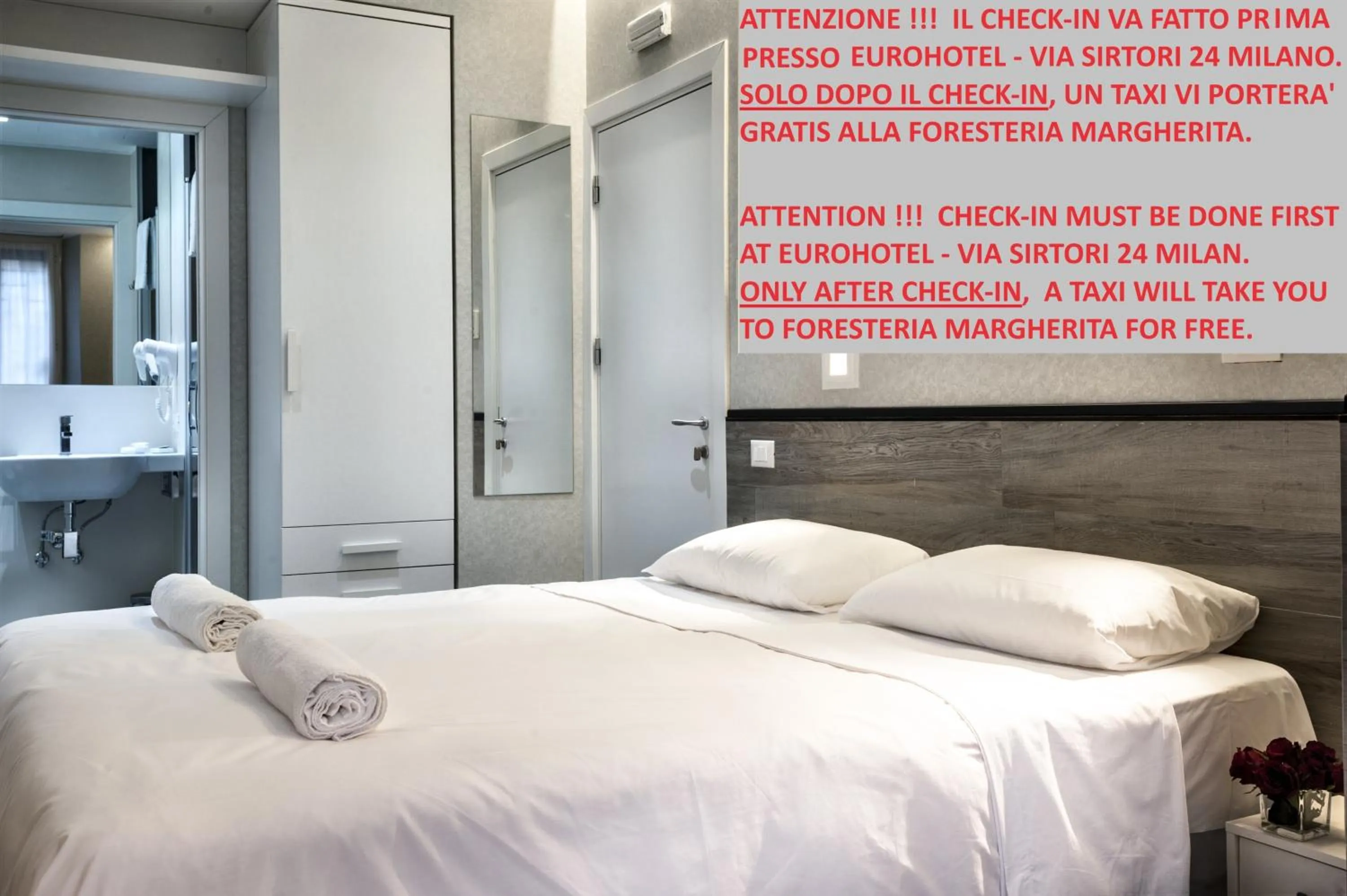 Bed in Guesthouse Foresteria Margherita Milano