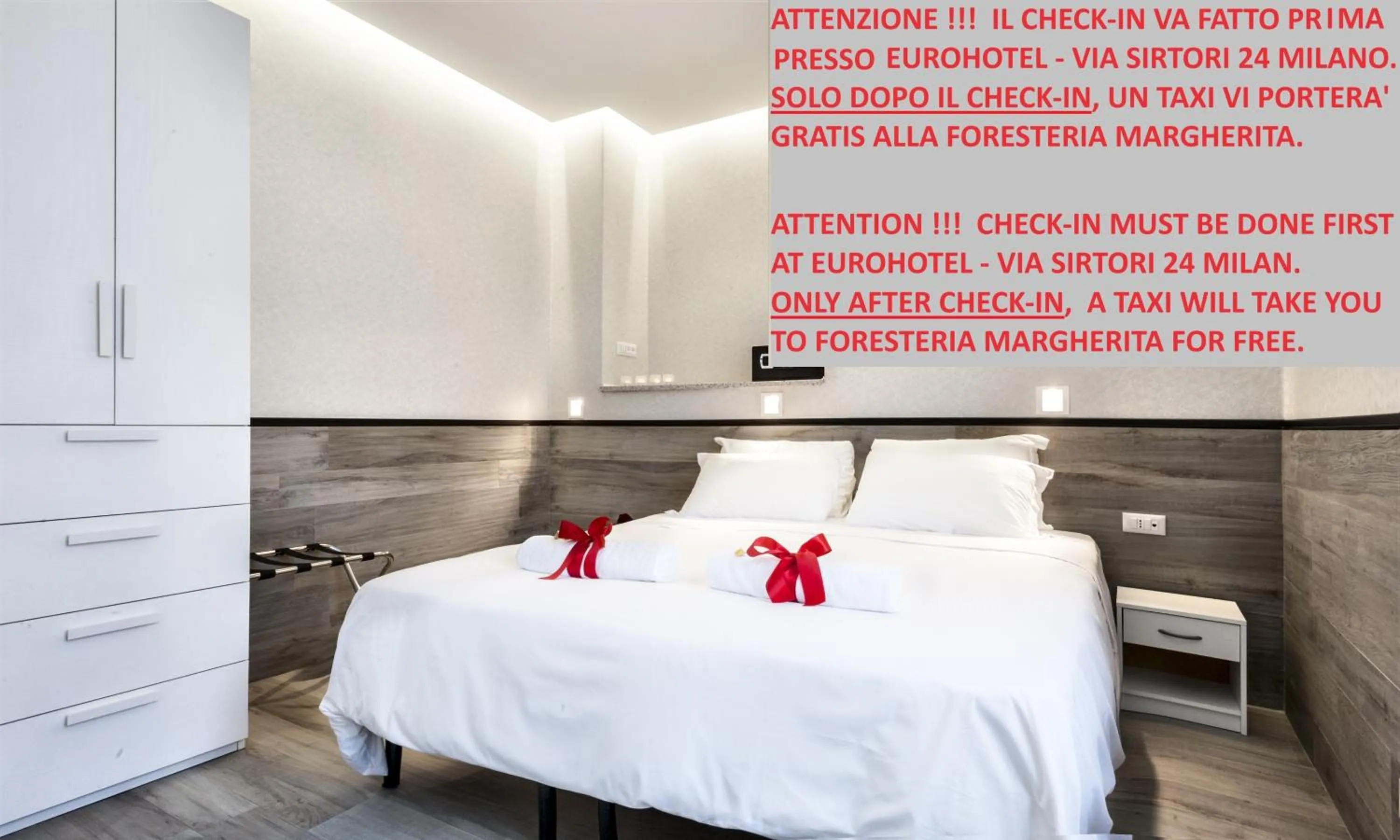 Bed in Guesthouse Foresteria Margherita Milano