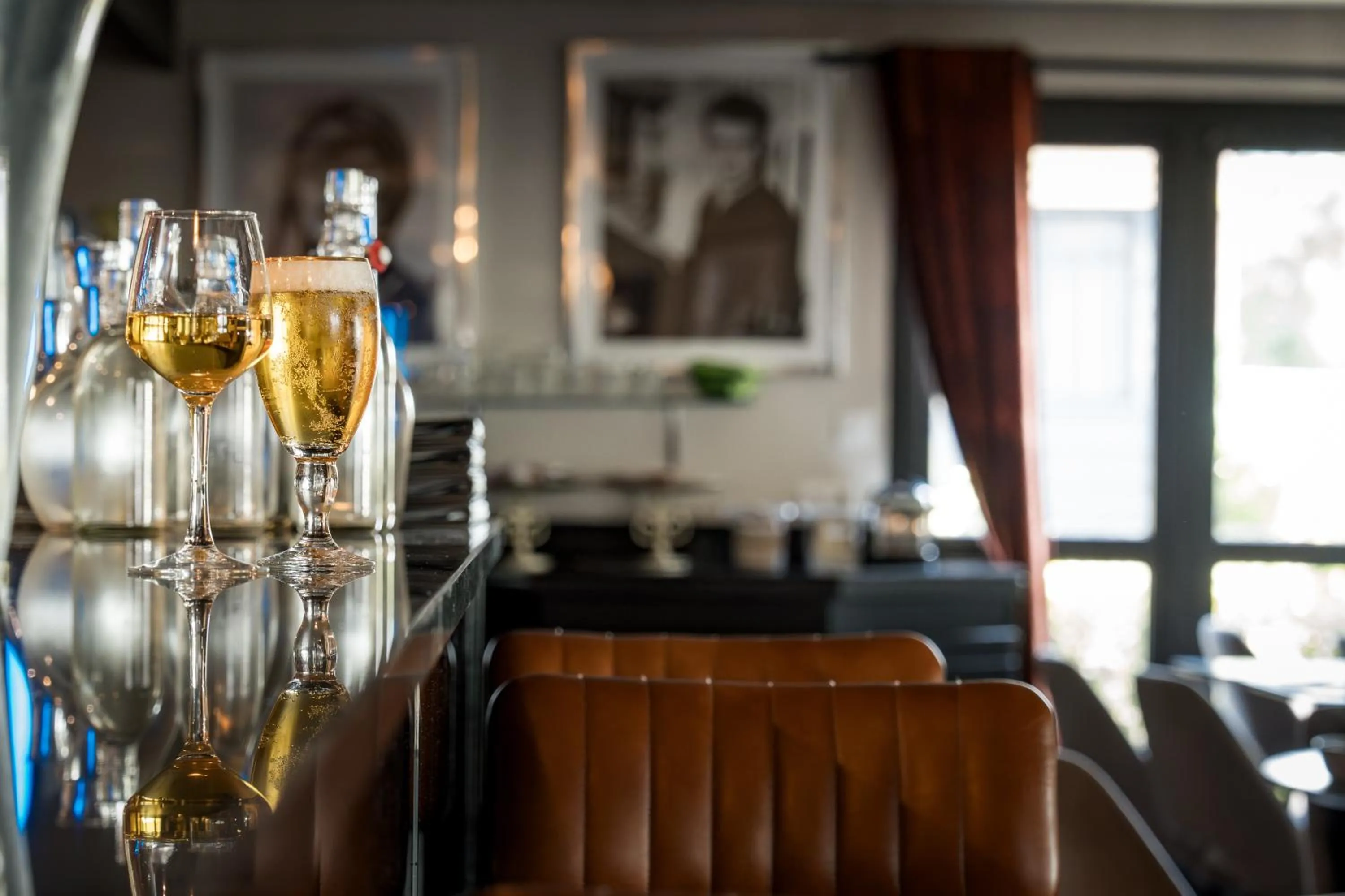 Lounge or bar in Hotel Acadie Eragny