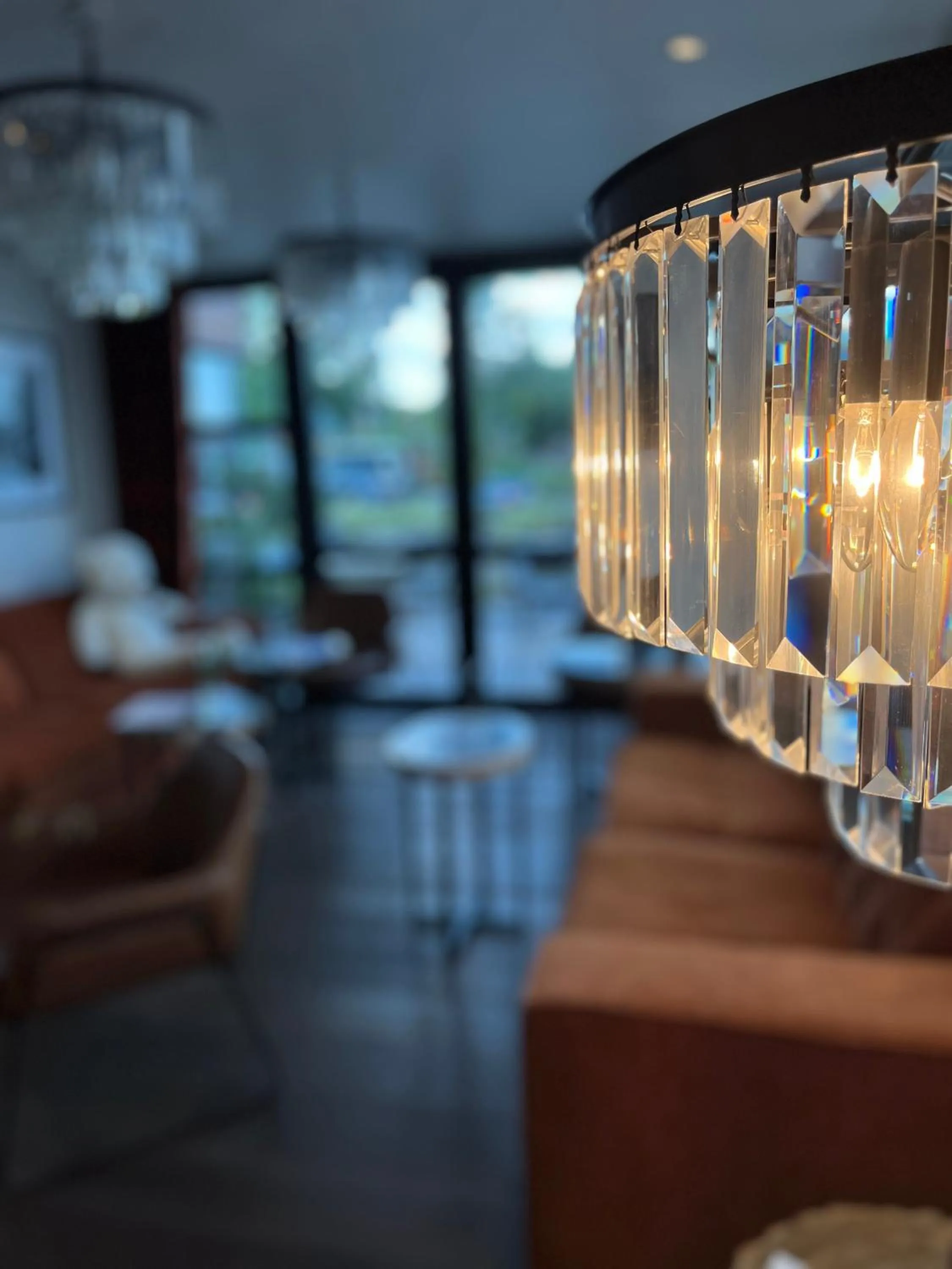 Communal lounge/ TV room in Hotel Acadie Eragny