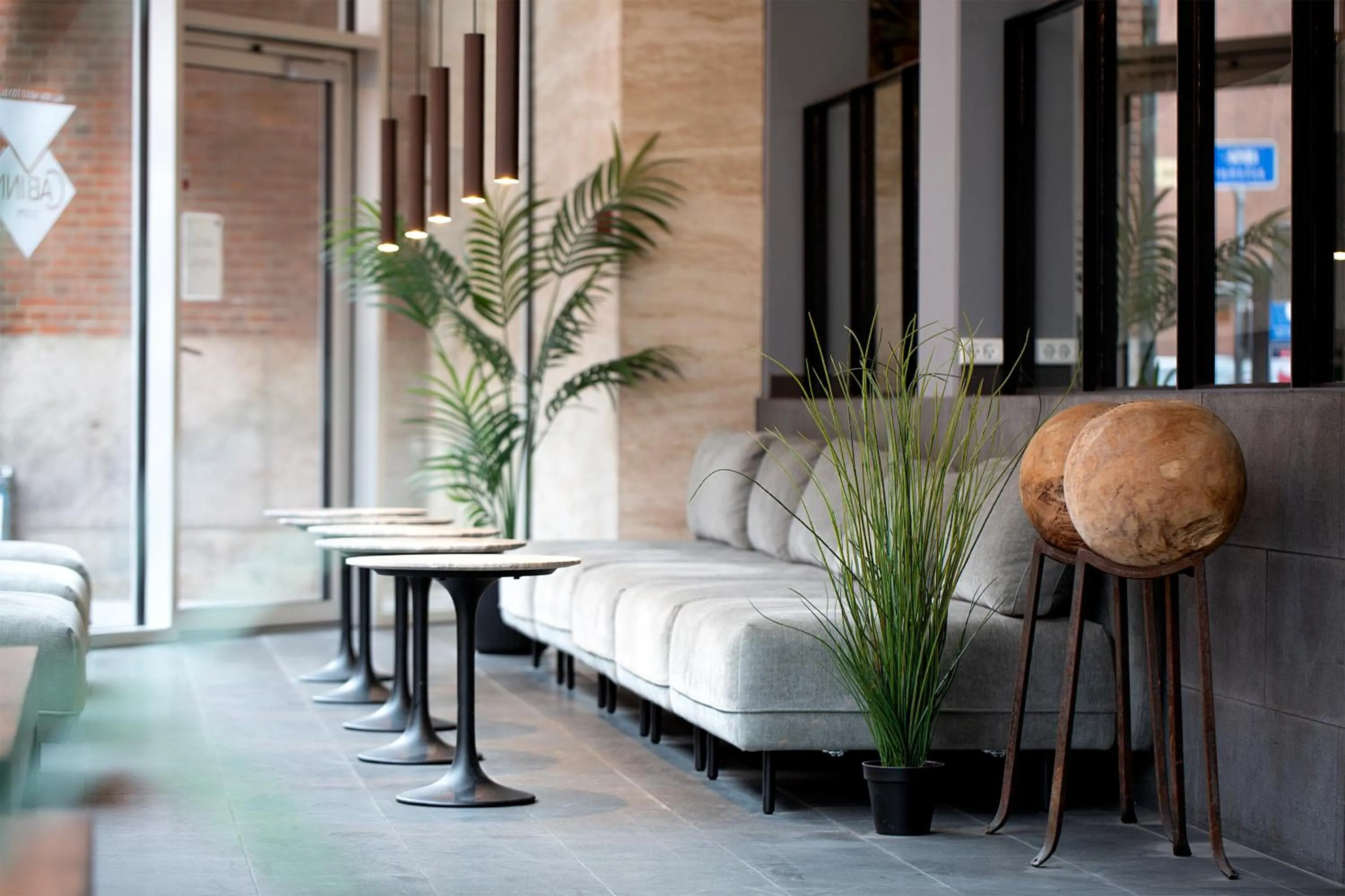 Lobby or reception in Cabinn Aarhus