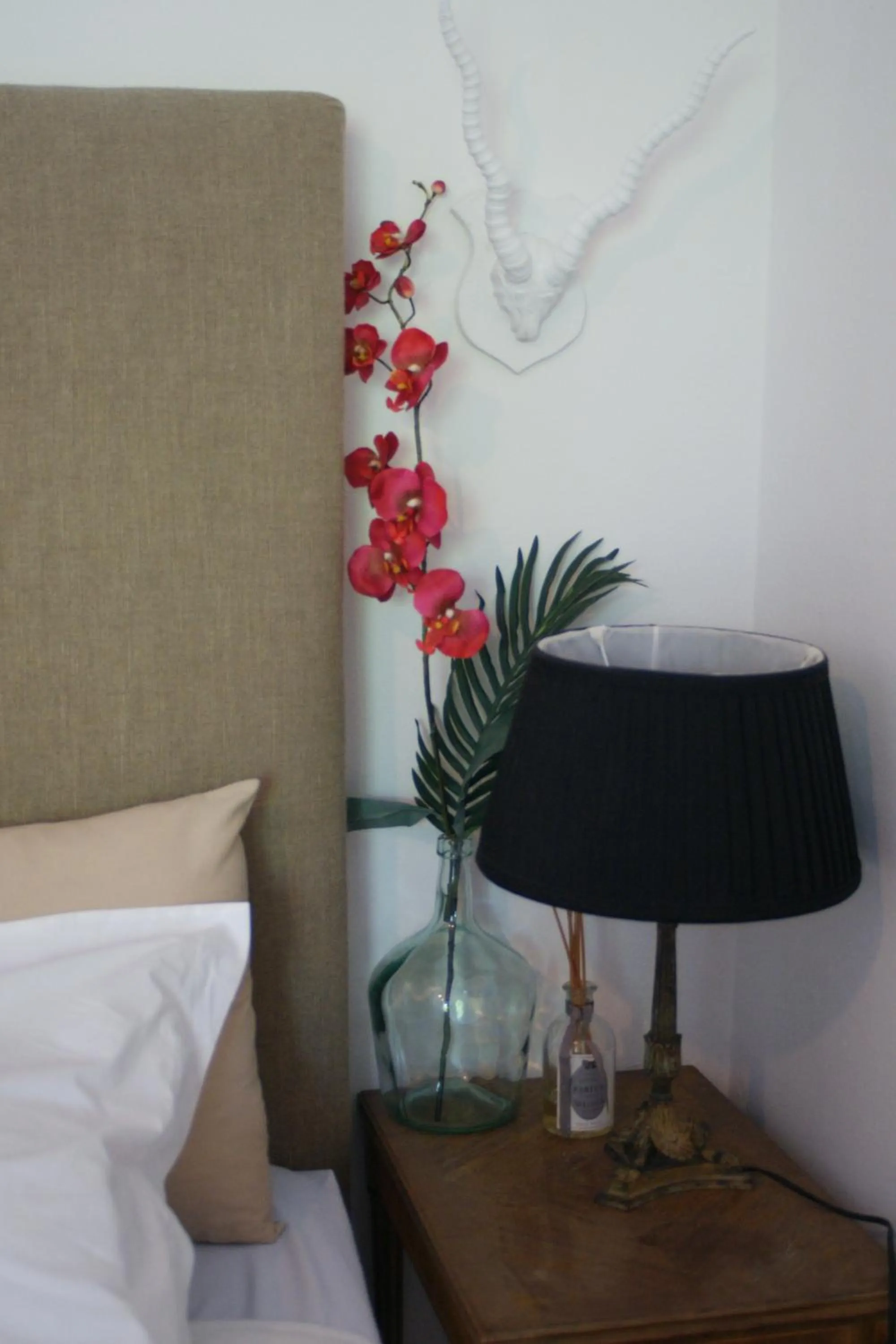 Decorative detail, Bed in Finca Mil Estrellas