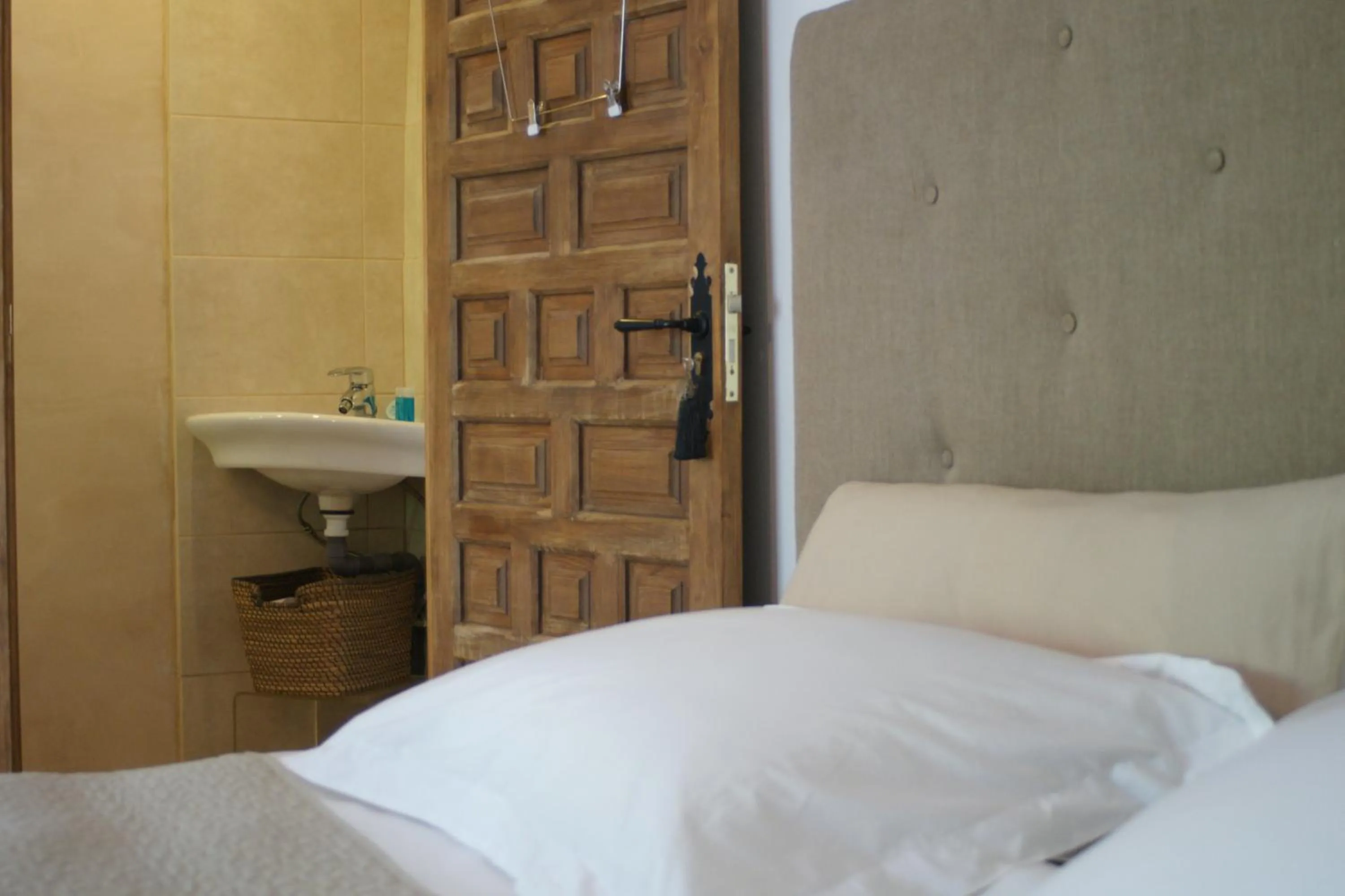 Decorative detail, Bed in Finca Mil Estrellas