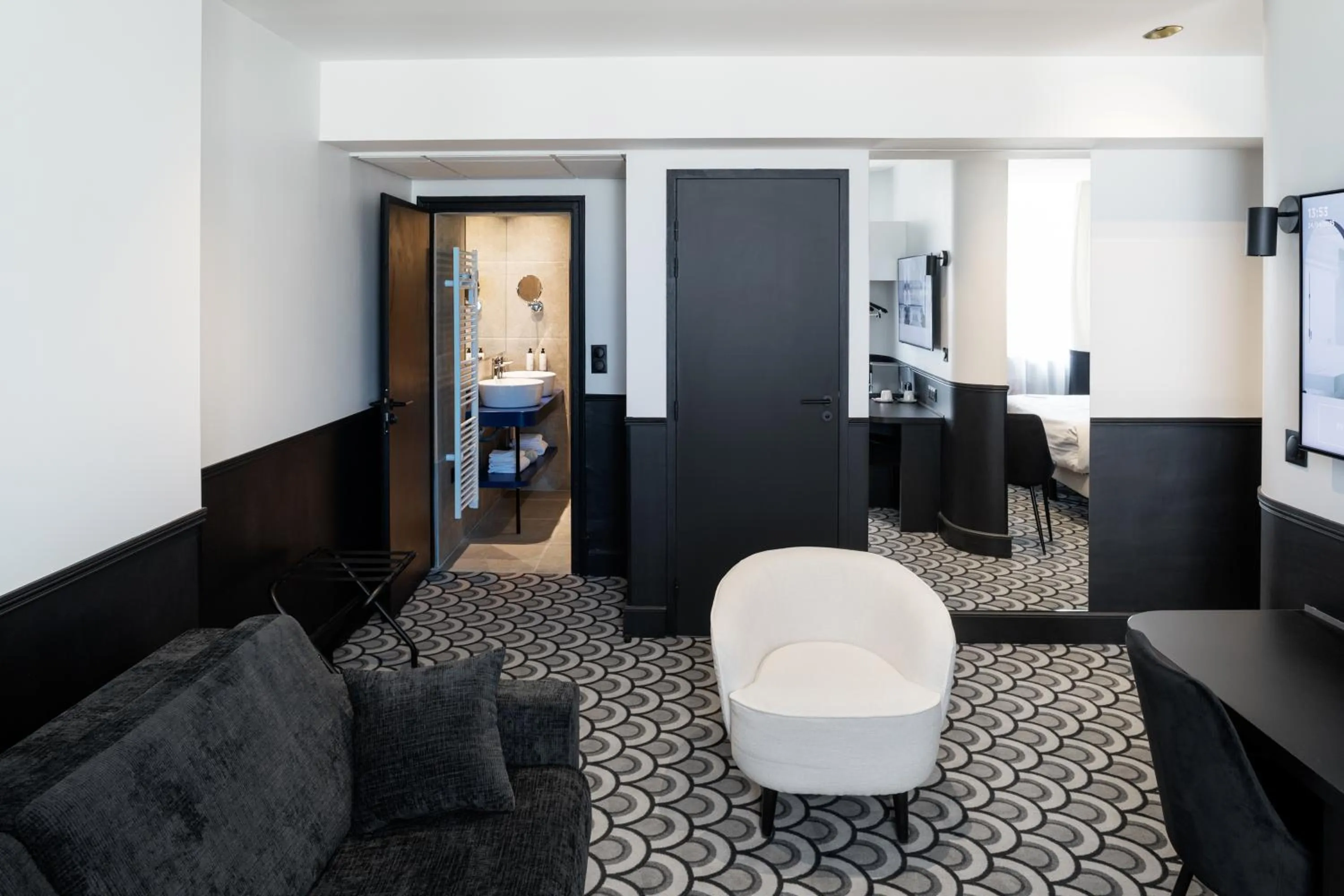 Living room in Logis Hotel Darcy Dijon Centre