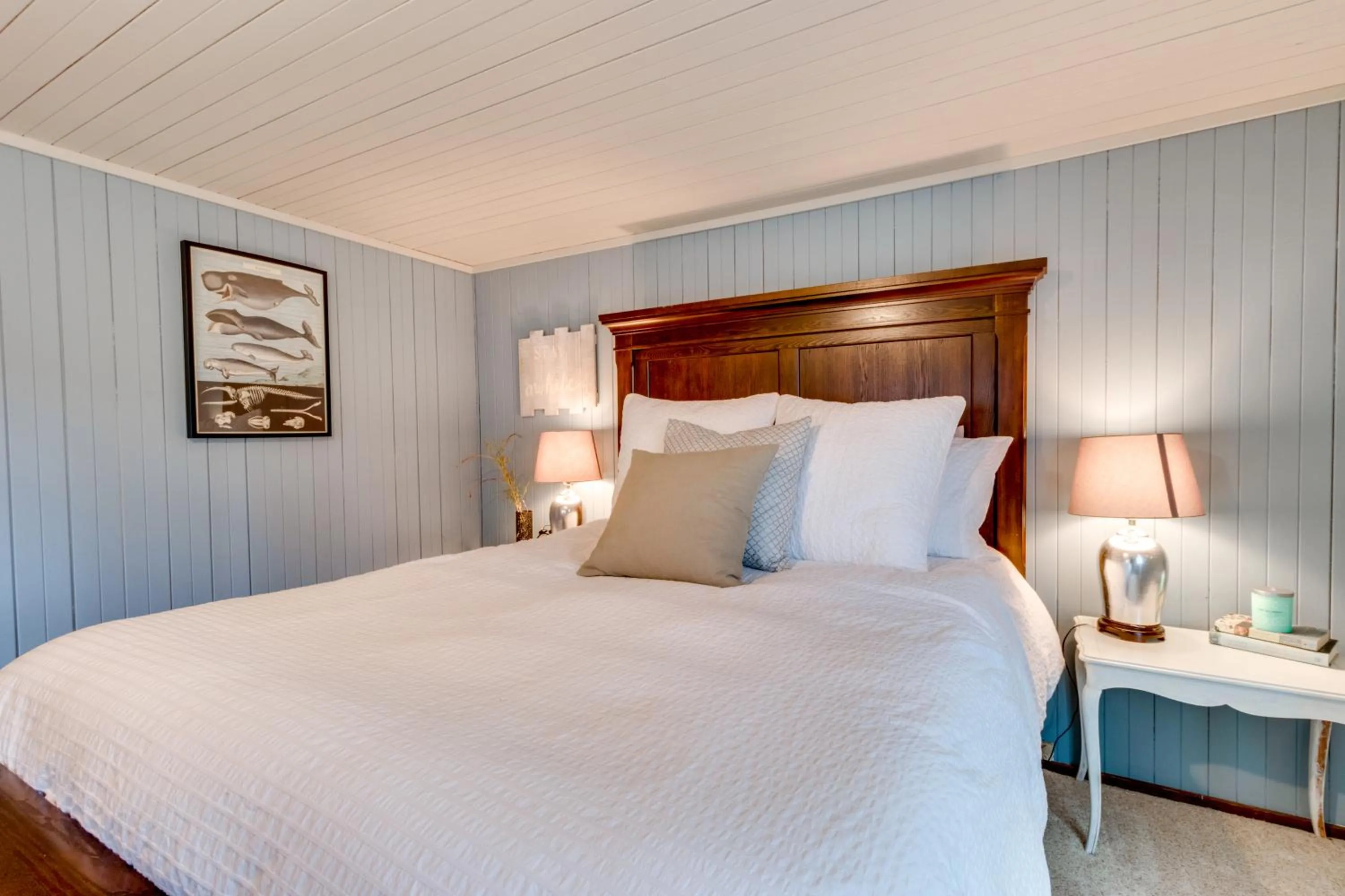 Bed in Garden by the Sea