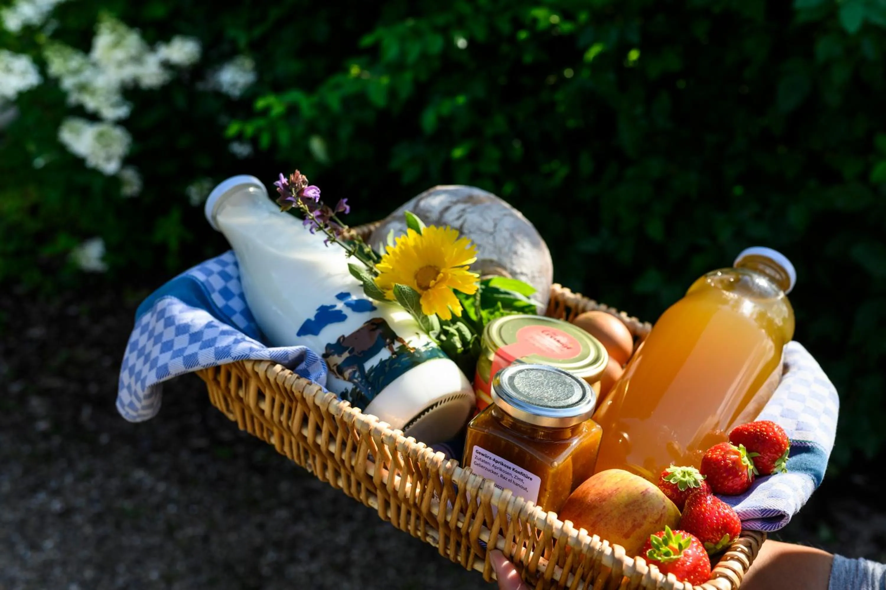 Food and drinks in Schloss Kaarz mit Park