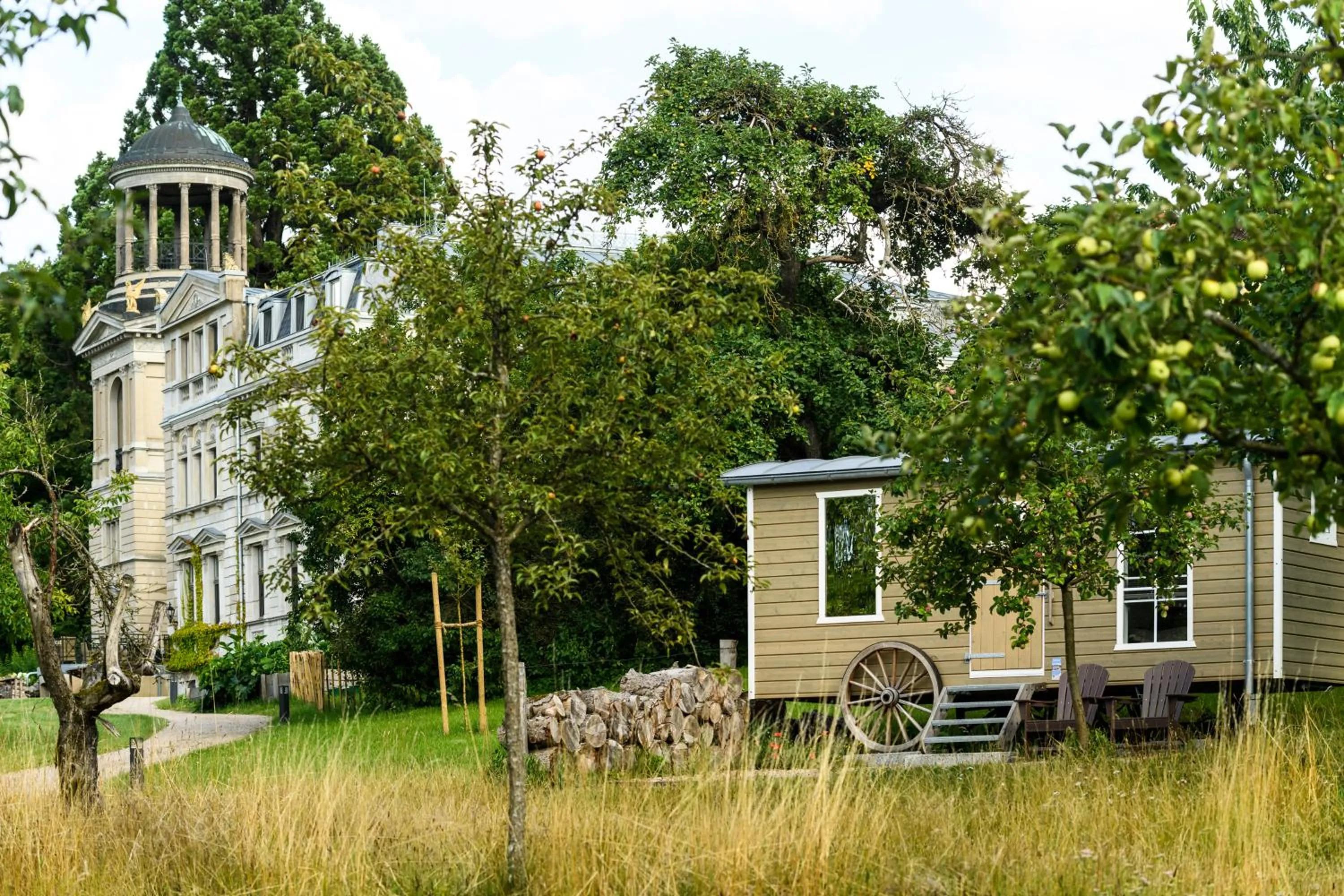 Sauna in Schloss Kaarz mit Park