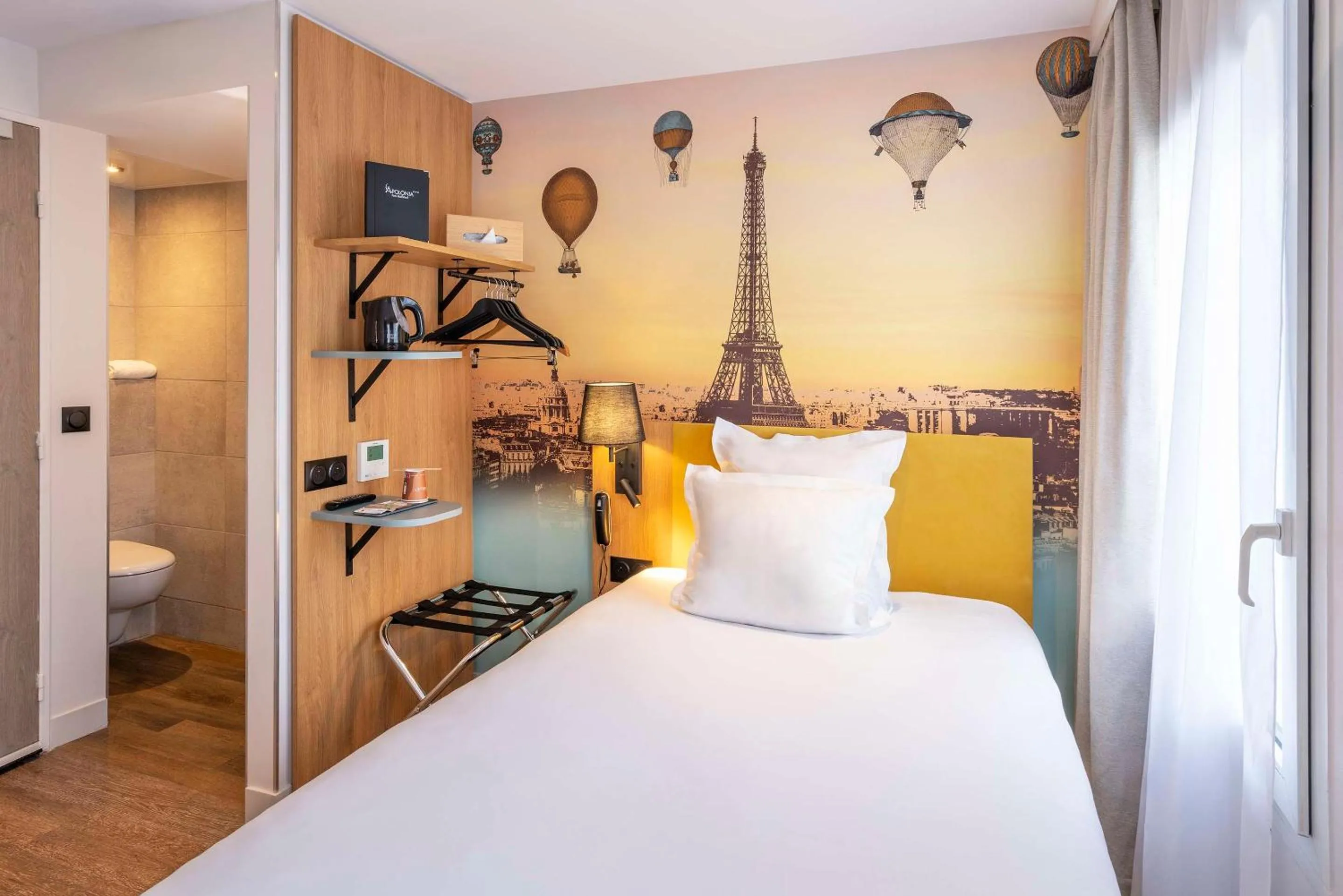 Bedroom, Bed in Hotel Apolonia Paris Mouffetard, Sure Hotel Collection by Best Western