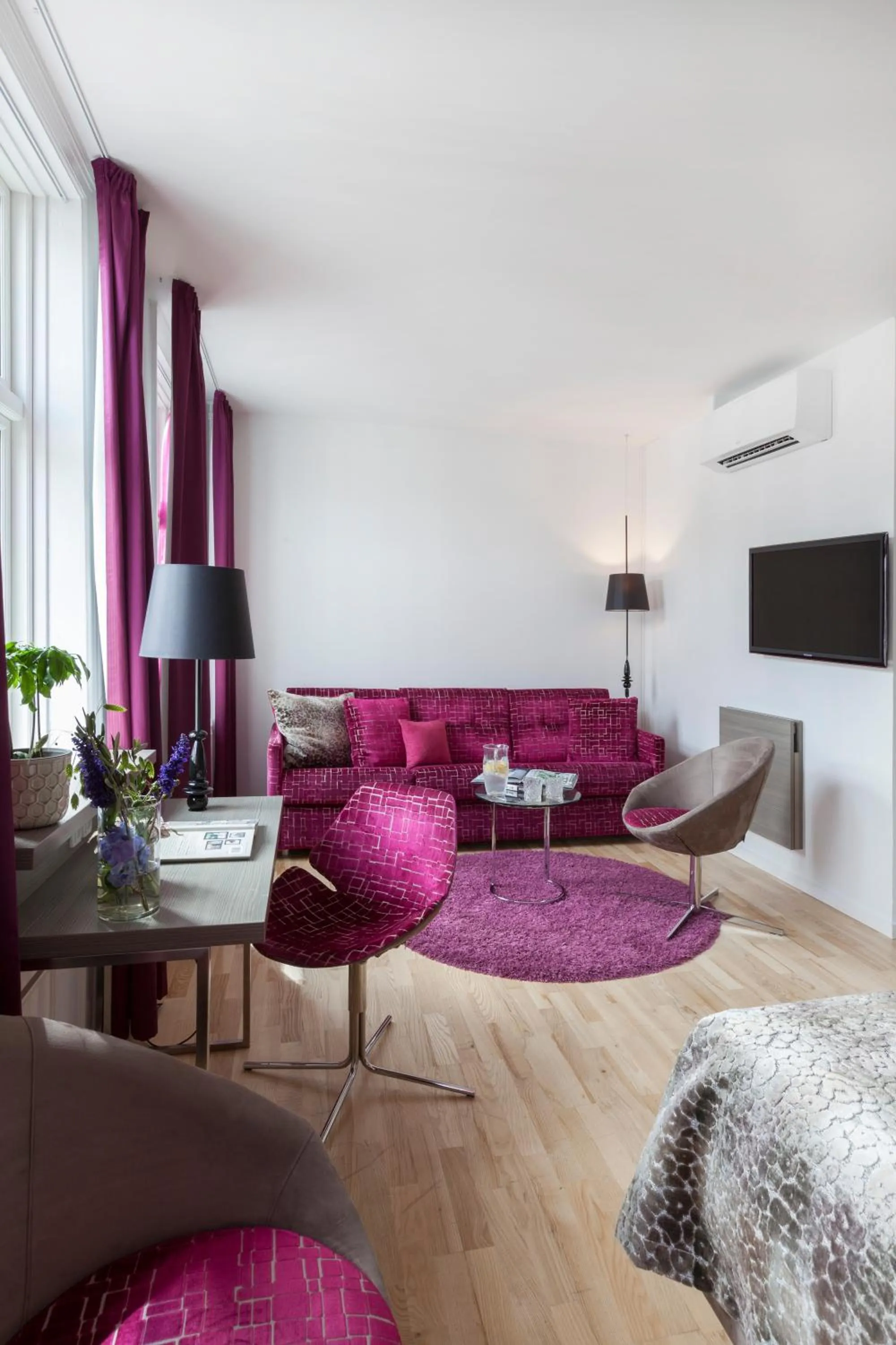 Seating area in Andersen Boutique Hotel