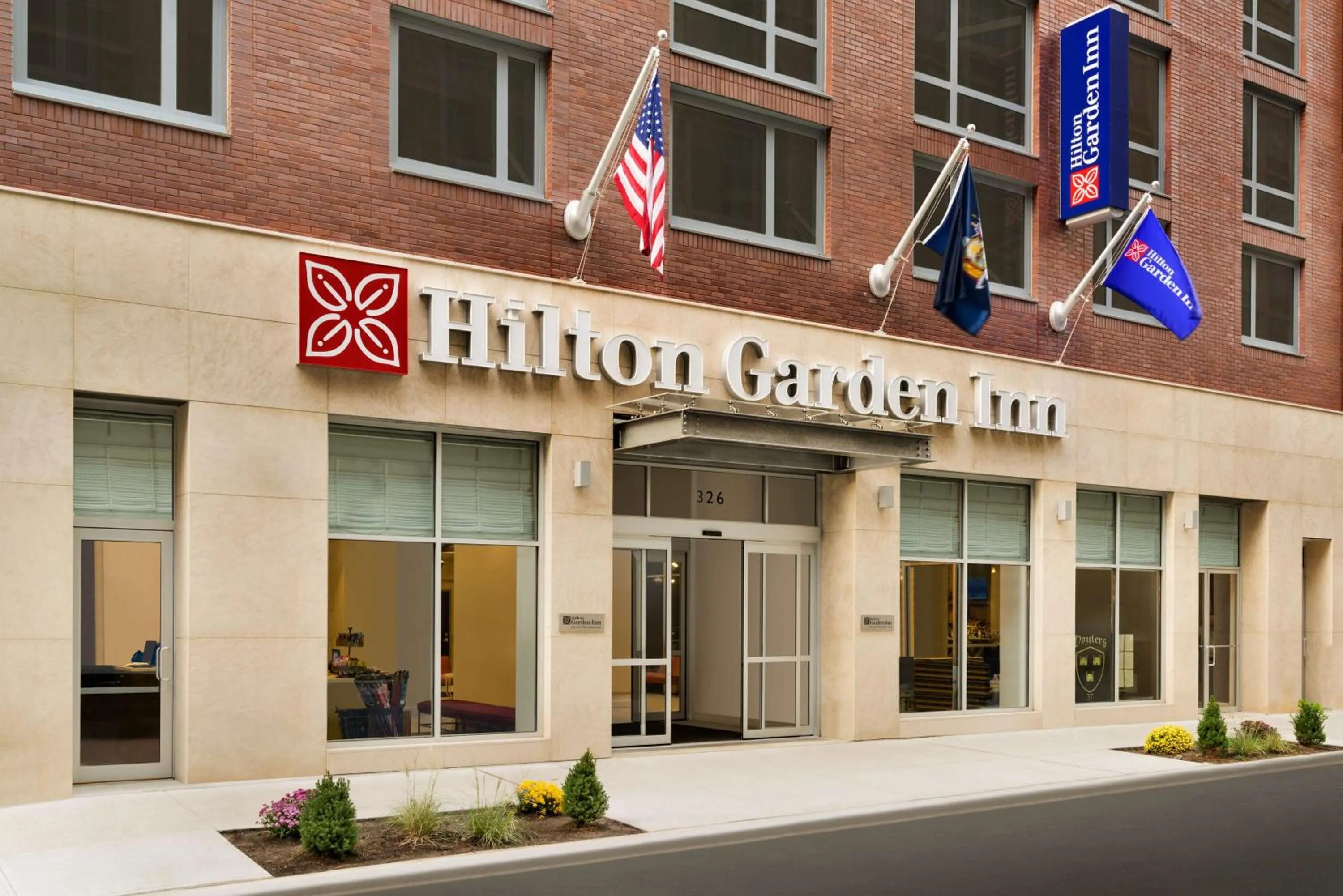 Property building in Hilton Garden Inn New York Times Square South