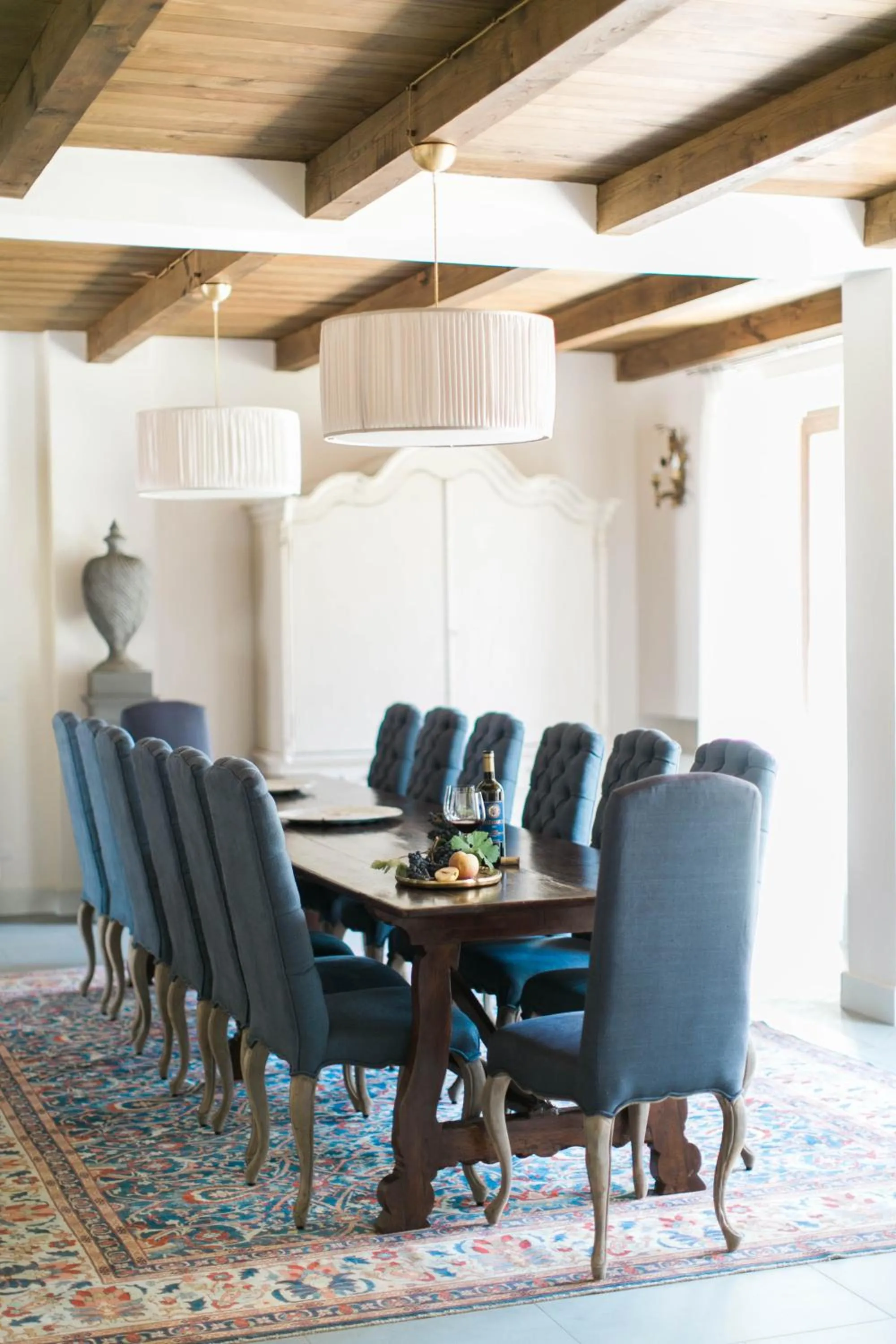 Dining area in Villa Le Calvane