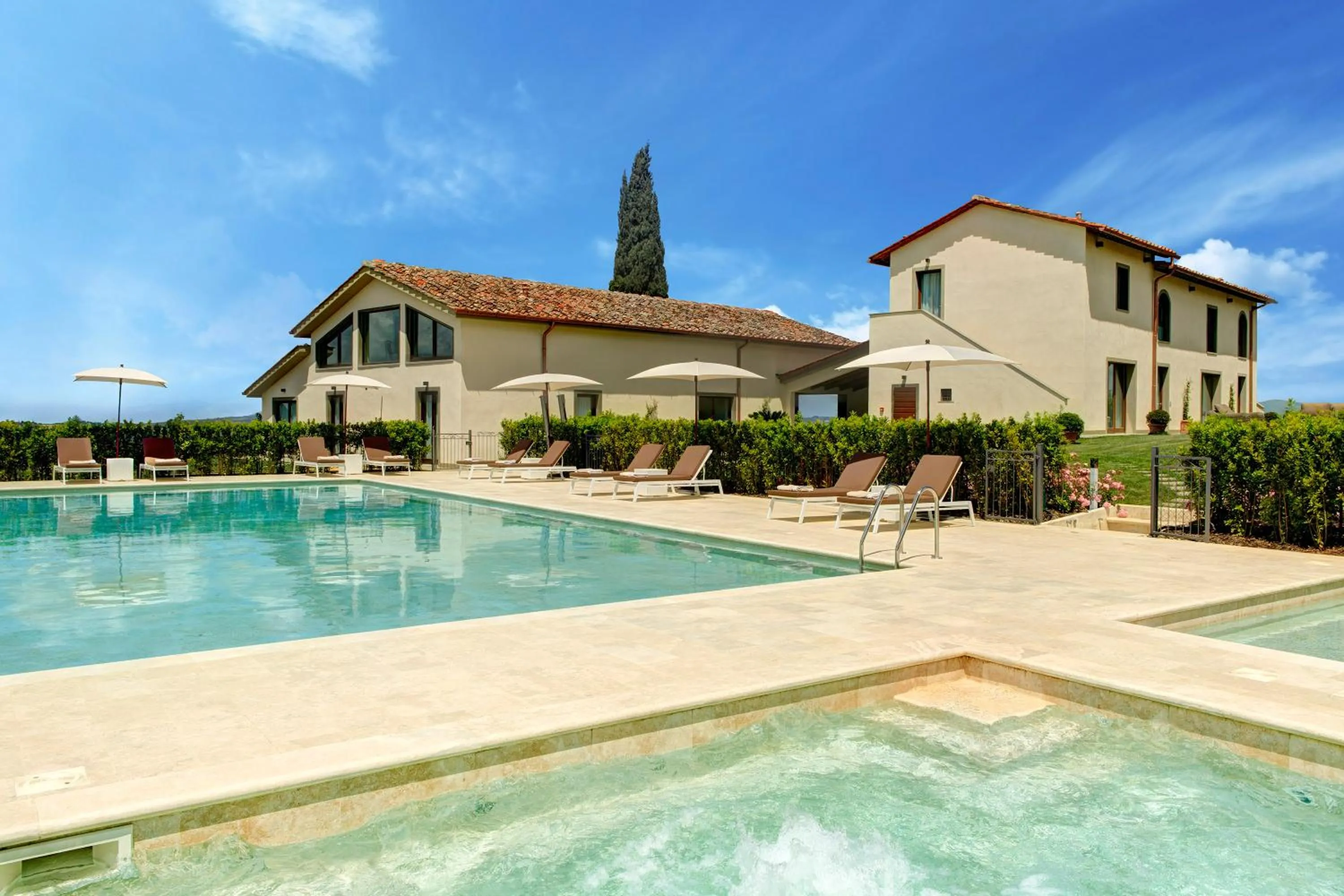 Hot Tub in Villa Le Calvane