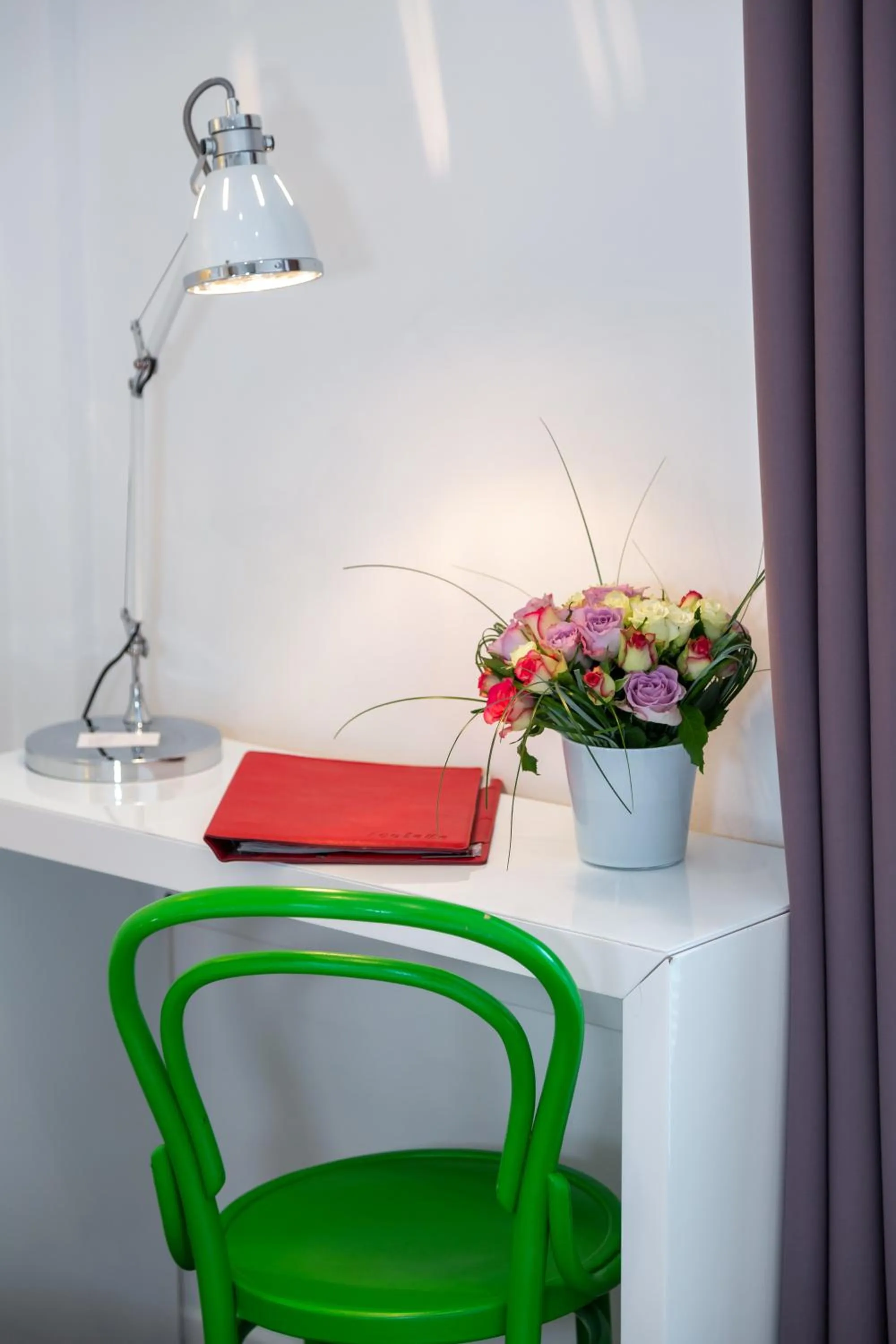 Bedroom, Dining Area in Hotel Colette