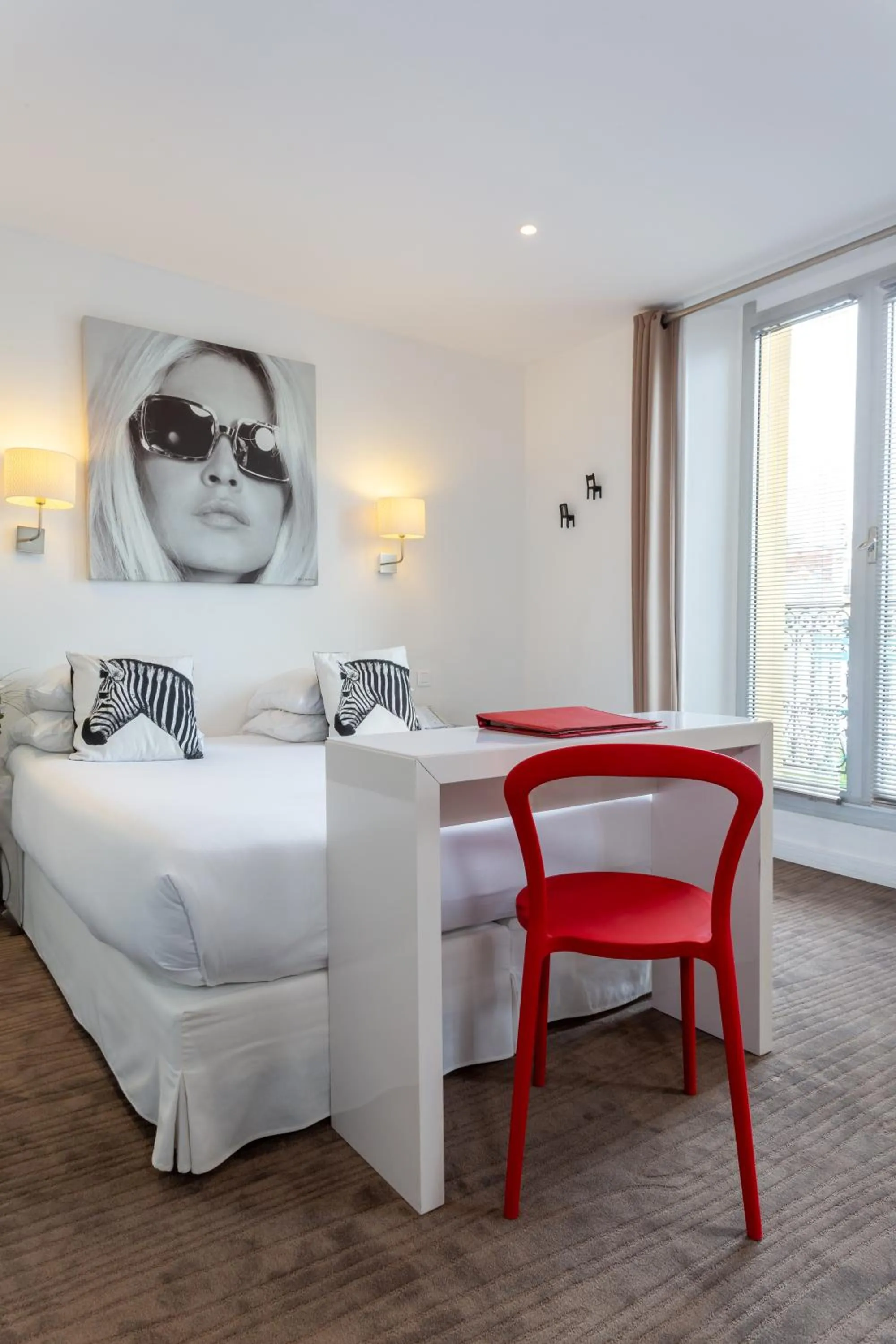 Bedroom in Hotel Colette