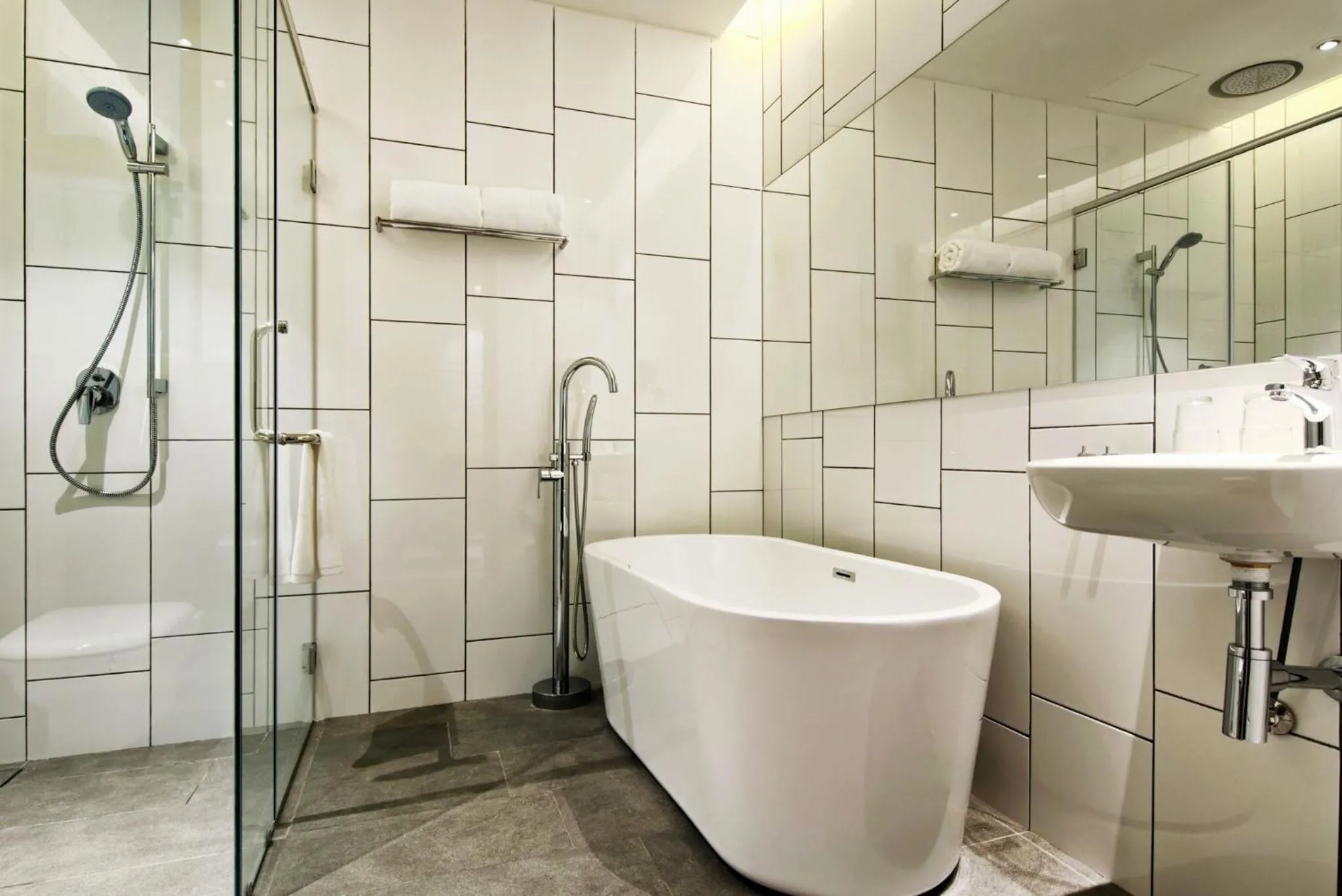 Bathroom in Timez Hotel Melaka