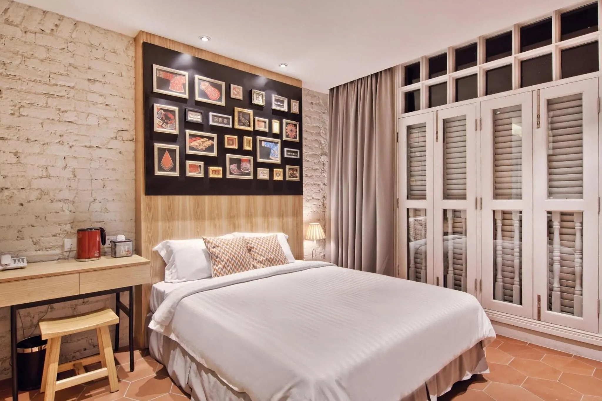 Bed in Timez Hotel Melaka