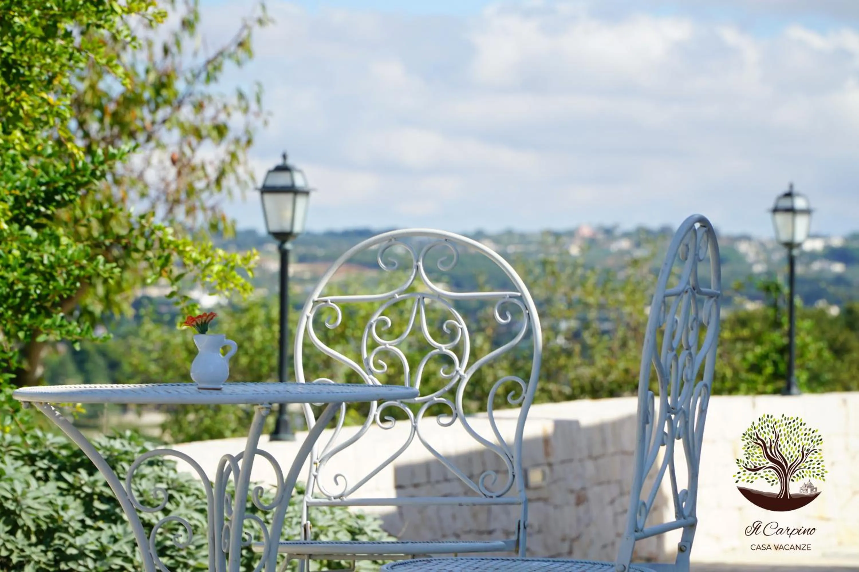 Garden view in Il Carpino