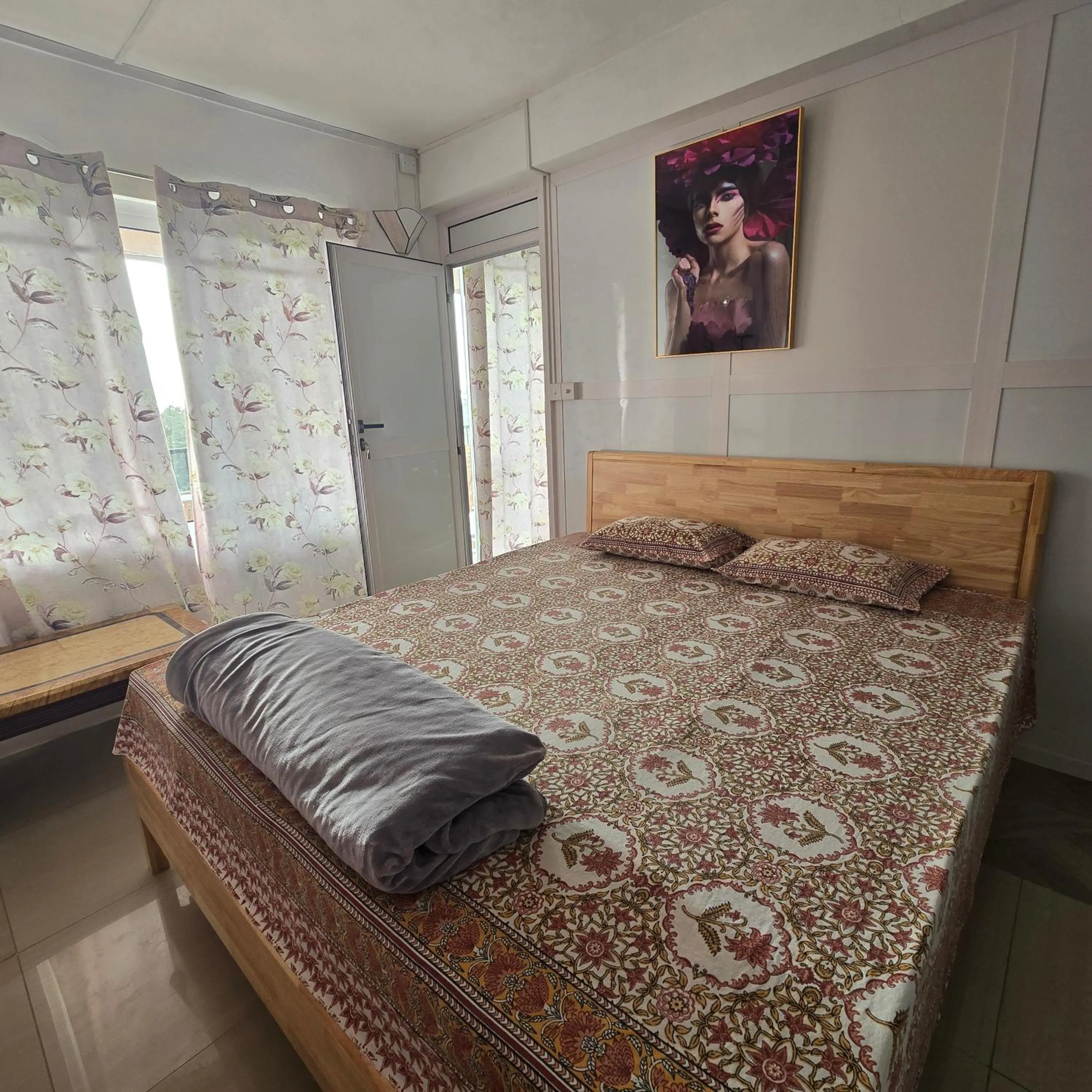 Bed in Green Discovery B&B Tamarind Falls 7 Cascades